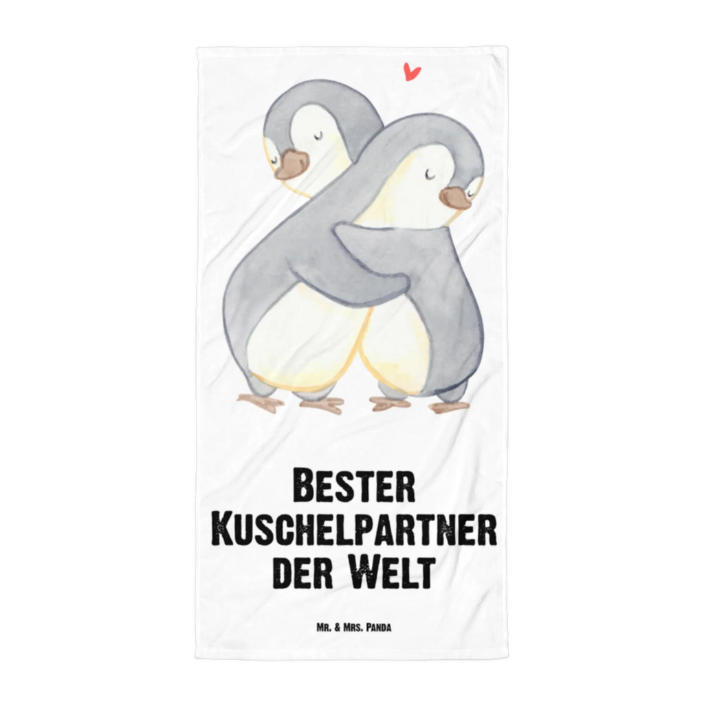 XL Badehandtuch Pinguin Bester Kuschelpartner der Welt Handtuch, Badetuch, Duschtuch, Strandtuch, Saunatuch, für, Dankeschön, Geschenk, Schenken, Geburtstag, Geburtstagsgeschenk, Geschenkidee, Danke, Bedanken, Mitbringsel, Freude machen, Geschenktipp, Kuschelpartner, Lebenspartner, Ehepartner, Partner, Ehemann, Ehefrau, Kuscheln, Bett, Liebe, Freund, Freundin, Hochzeitstag, verliebt