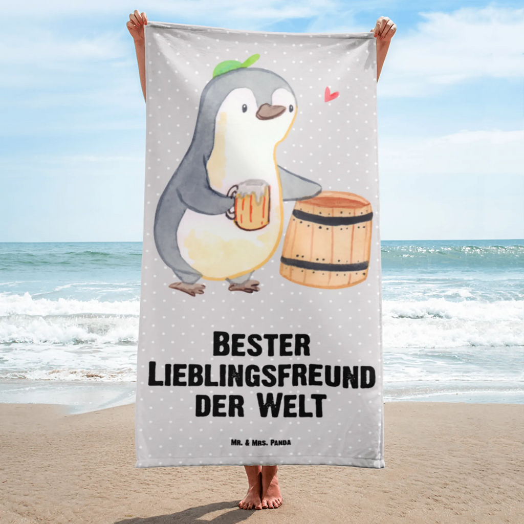 XL Badehandtuch Pinguin Bester Lieblingsfreund der Welt Handtuch, Badetuch, Duschtuch, Strandtuch, Saunatuch, für, Dankeschön, Geschenk, Schenken, Geburtstag, Geburtstagsgeschenk, Geschenkidee, Danke, Bedanken, Mitbringsel, Freude machen, Geschenktipp, Lieblingsfreund, Freund, Partner, Lieblingsmensch, Lieblings Mensch, Liebling, Bae, bester Freund, Liebe, Herz, Love