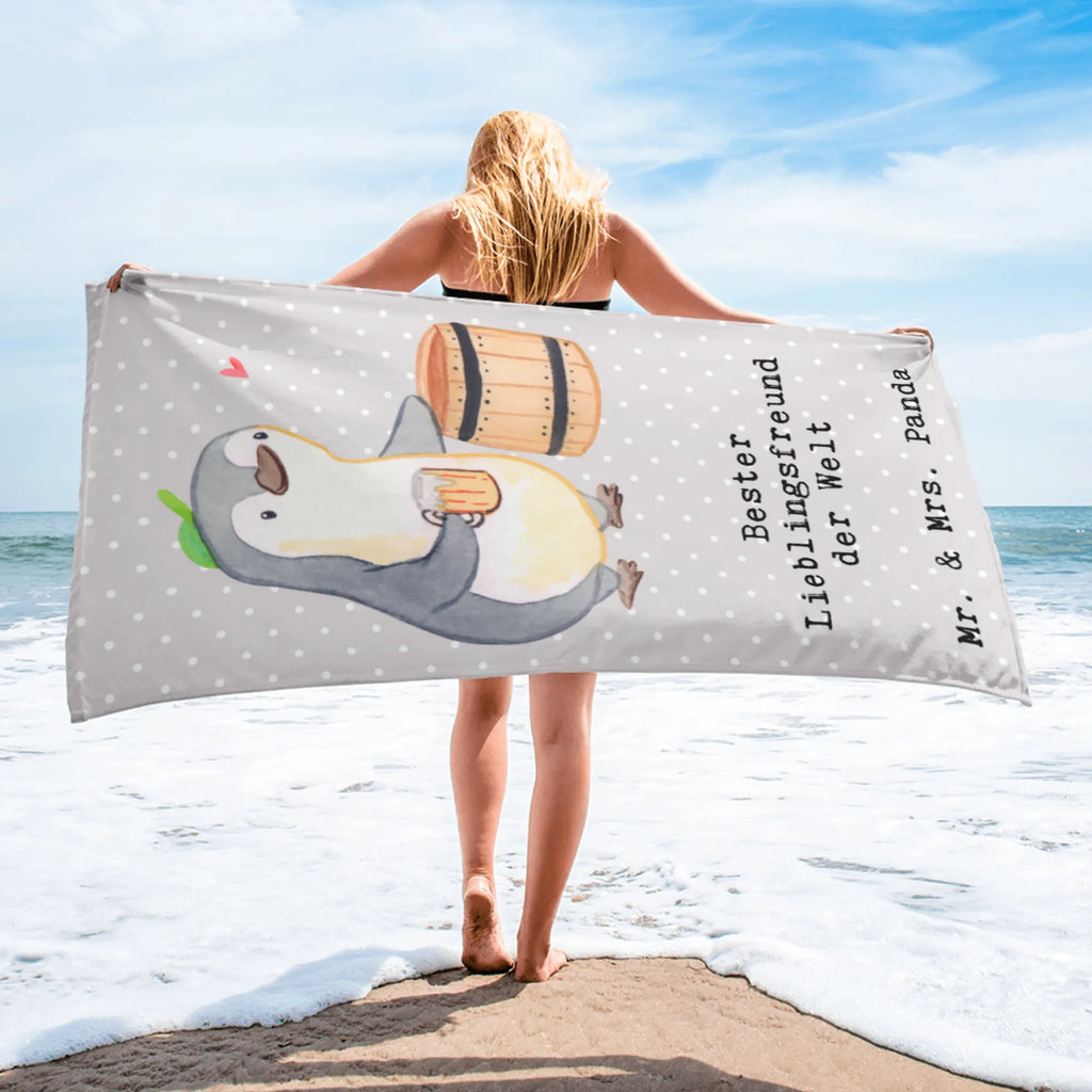 XL Badehandtuch Pinguin Bester Lieblingsfreund der Welt Handtuch, Badetuch, Duschtuch, Strandtuch, Saunatuch, für, Dankeschön, Geschenk, Schenken, Geburtstag, Geburtstagsgeschenk, Geschenkidee, Danke, Bedanken, Mitbringsel, Freude machen, Geschenktipp, Lieblingsfreund, Freund, Partner, Lieblingsmensch, Lieblings Mensch, Liebling, Bae, bester Freund, Liebe, Herz, Love