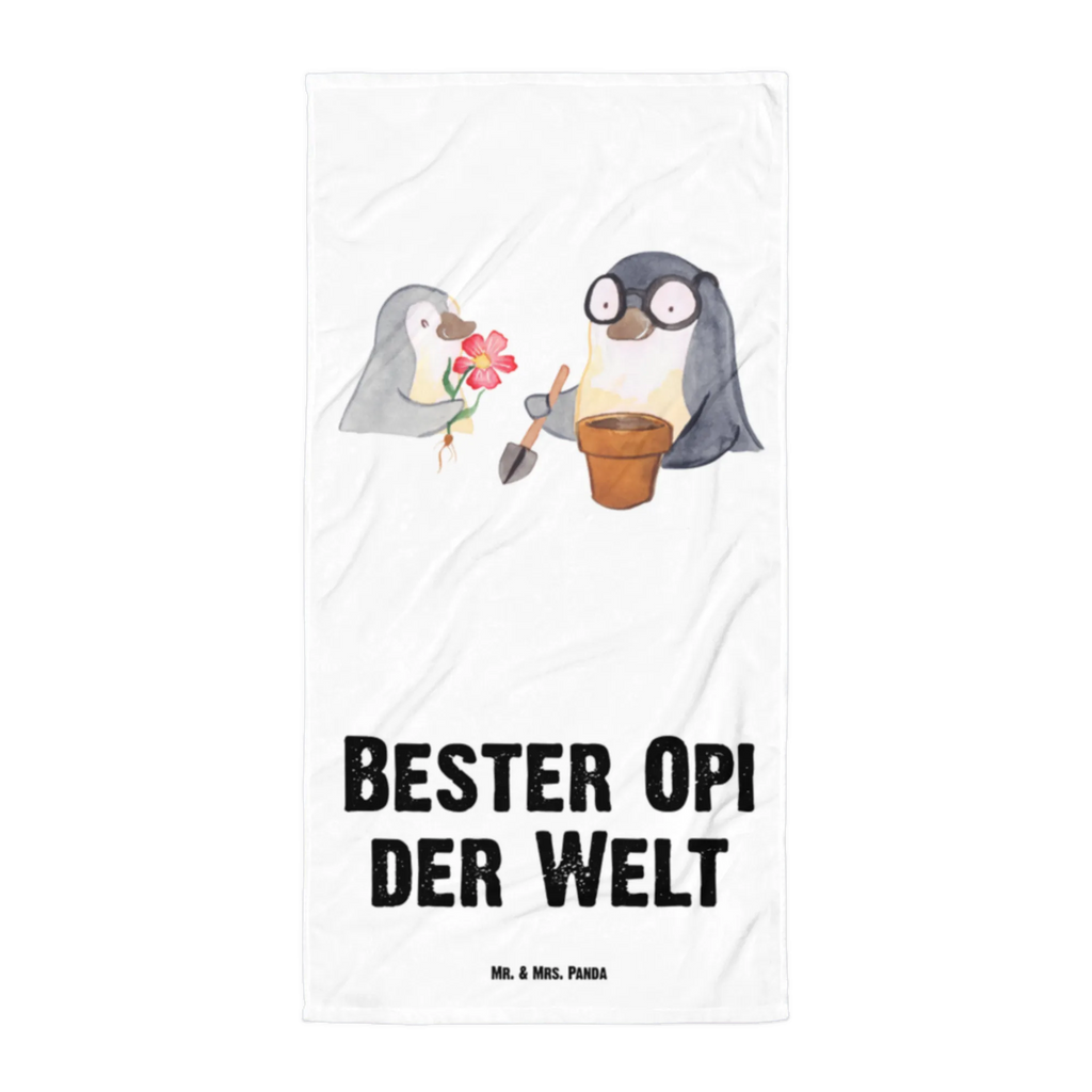 XL Badehandtuch Pinguin Bester Opi der Welt Handtuch, Badetuch, Duschtuch, Strandtuch, Saunatuch, für, Dankeschön, Geschenk, Schenken, Geburtstag, Geburtstagsgeschenk, Geschenkidee, Danke, Bedanken, Mitbringsel, Freude machen, Geschenktipp, Großvater, Grossvater, Opa, Opi. Großpapa, Großeltern, Nichte, Neffe, Kleinigkeit, Oppa, Oppi, Bester