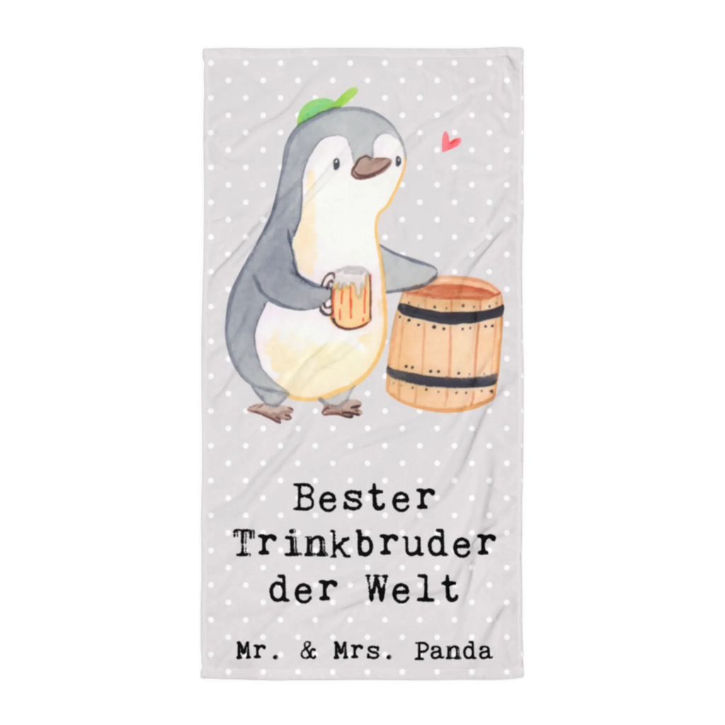 XL Badehandtuch Pinguin Bester Trinkbruder der Welt Handtuch, Badetuch, Duschtuch, Strandtuch, Saunatuch, für, Dankeschön, Geschenk, Schenken, Geburtstag, Geburtstagsgeschenk, Geschenkidee, Danke, Bedanken, Mitbringsel, Freude machen, Geschenktipp, Trinkbruder, Trinkkumpel, Kumpel, Saufkumpane, Kumpane, Trinken, Party, Kleinigkeit