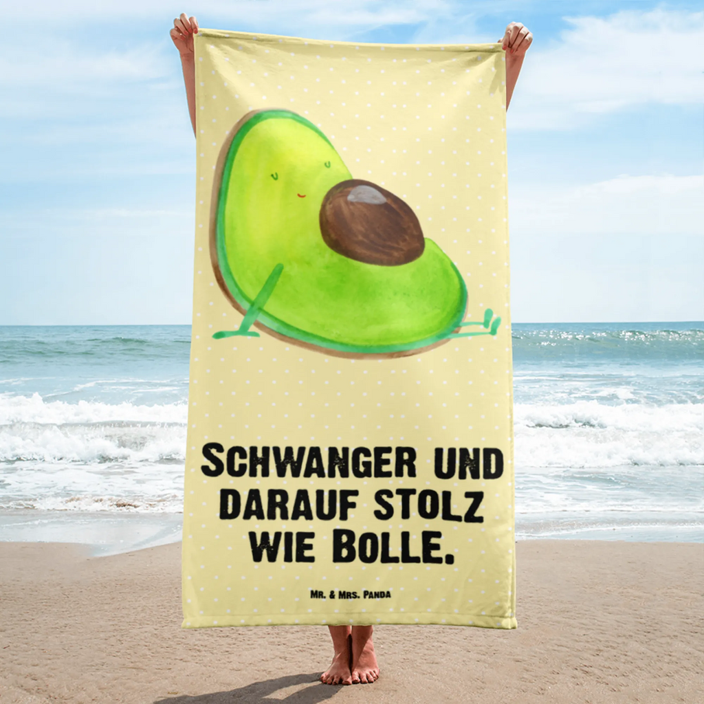 XL Badehandtuch Avocado Schwangerschaft Handtuch, Badetuch, Duschtuch, Strandtuch, Saunatuch, Avocado, Veggie, Vegan, Gesund, schwanger, Schwangerschaft, Babyparty, Babyshower