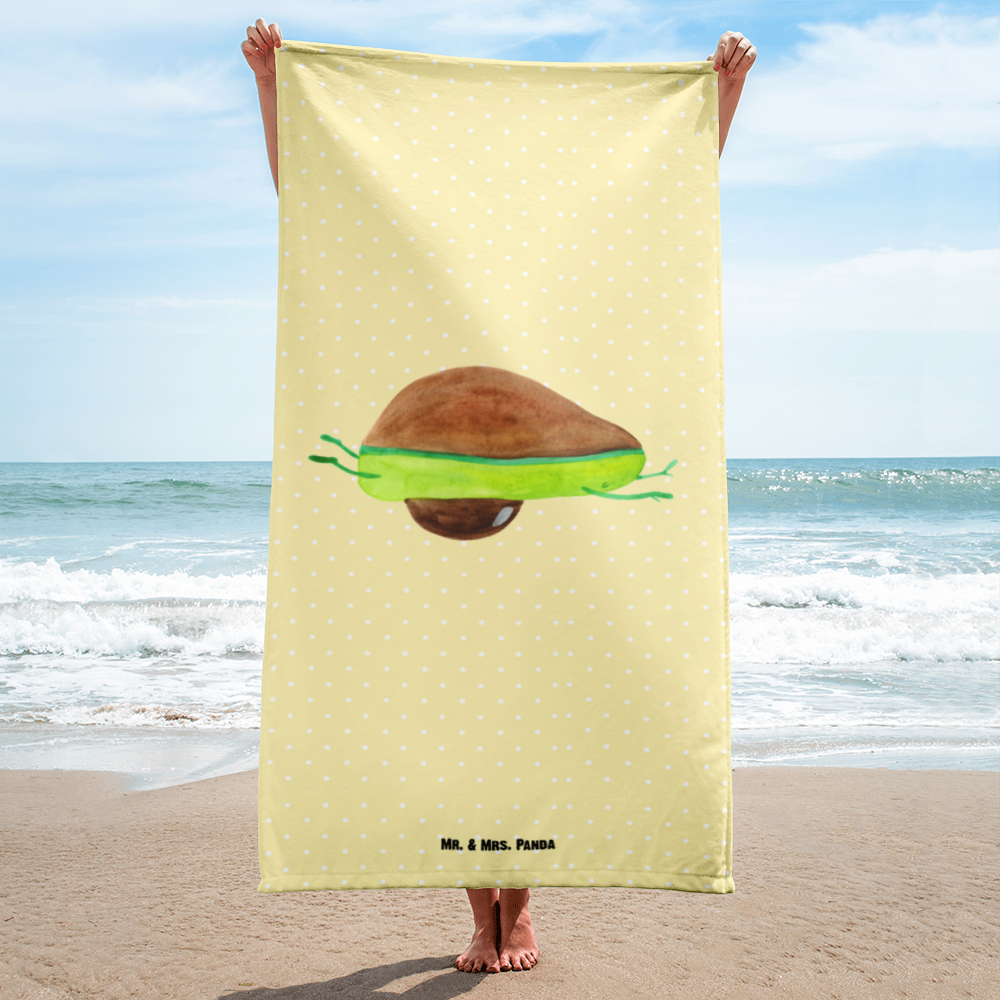 XL Badehandtuch Avocado Yoga Handtuch, Badetuch, Duschtuch, Strandtuch, Saunatuch, Avocado, Veggie, Vegan, Gesund, Avocado Yoga Vegan