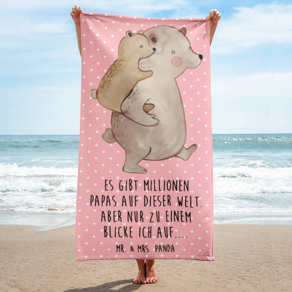 XL Badehandtuch Papa Bär Handtuch, Badetuch, Duschtuch, Strandtuch, Saunatuch, Familie, Vatertag, Muttertag, Bruder, Schwester, Mama, Papa, Oma, Opa, Geschenk, Vater, Papi, Vati, Onkel, Geburtstag