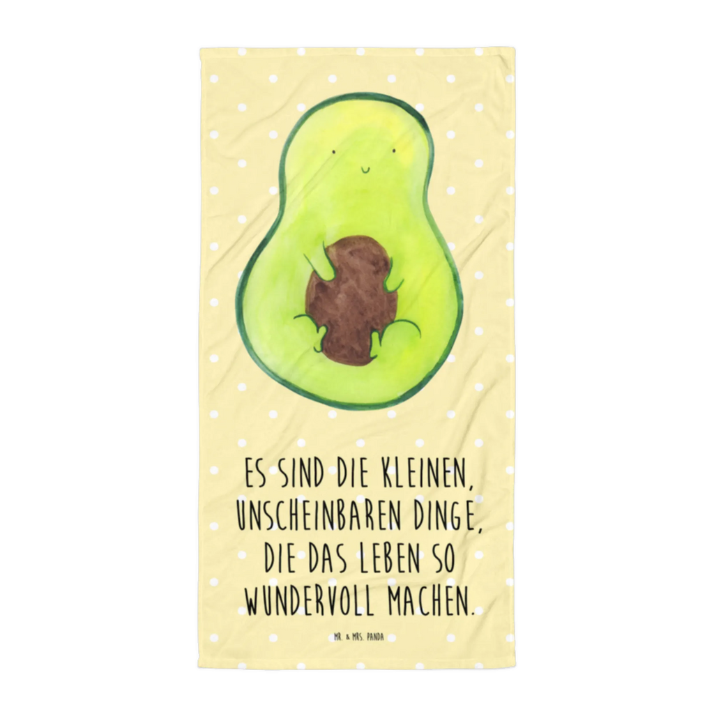 XL Badehandtuch Avocado mit Kern Handtuch, Badetuch, Duschtuch, Strandtuch, Saunatuch, Avocado, Veggie, Vegan, Gesund, Avokado, Avocadokern, Kern, Pflanze, Spruch Leben