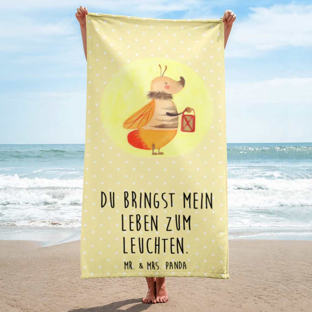 XL Badehandtuch Glühwürmchen Handtuch, Badetuch, Duschtuch, Strandtuch, Saunatuch, Tiermotive, Gute Laune, lustige Sprüche, Tiere, Glühwürmchen, Glühwurm, Falter, Liebe, Leuchten, magisch, Liebesbeweis, Lieblingsmensch, Verlobung, Heiratsantrag, Jahrestag, Liebesspruch