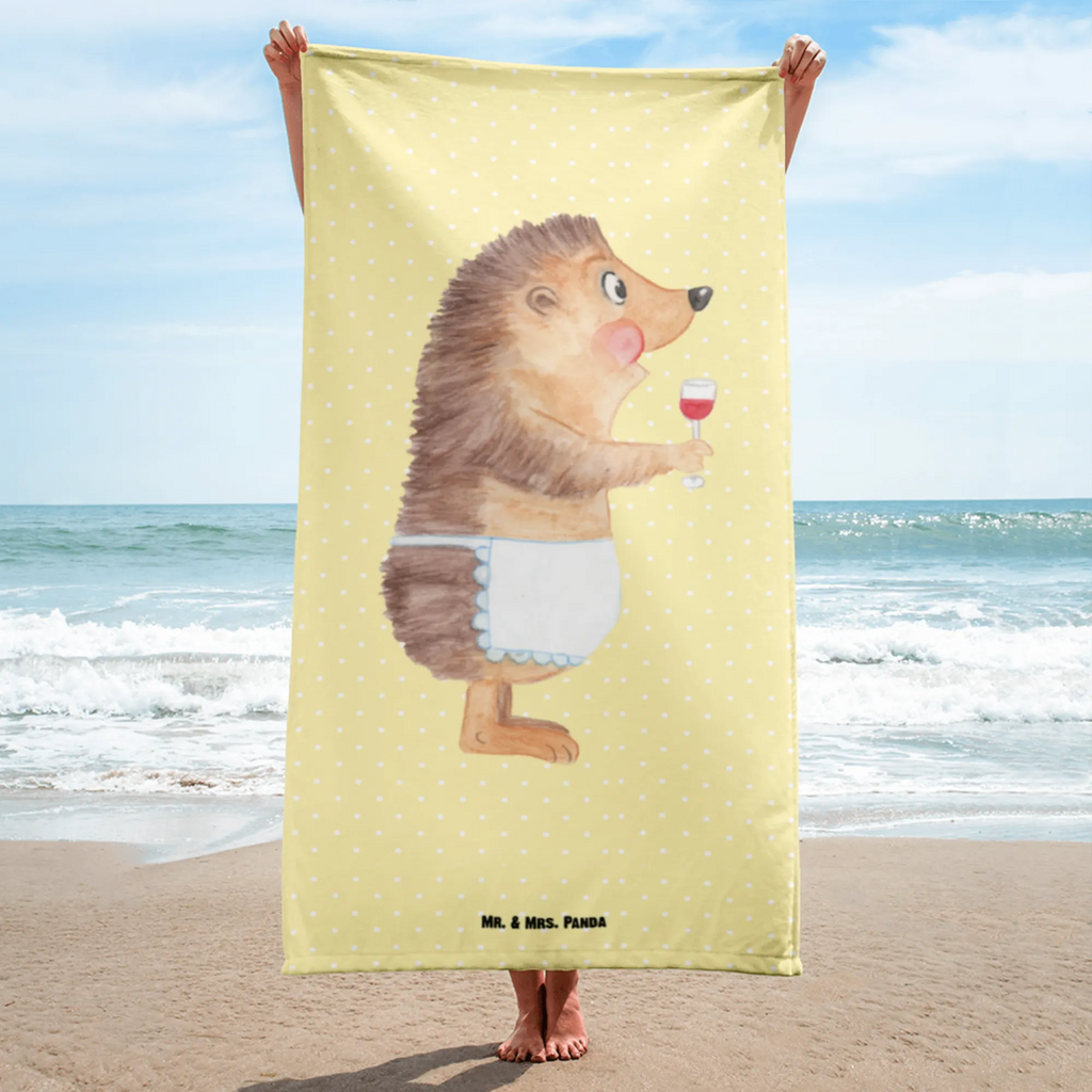 XL Badehandtuch Igel Wein Handtuch, Badetuch, Duschtuch, Strandtuch, Saunatuch, Tiermotive, Gute Laune, lustige Sprüche, Tiere, Wein Spruch, Igel, Geschenk Weintrinker, Geschenk Weinliebhaber, Wein Deko, Weinglas, Rotwein, Weißwein, Wein trinken