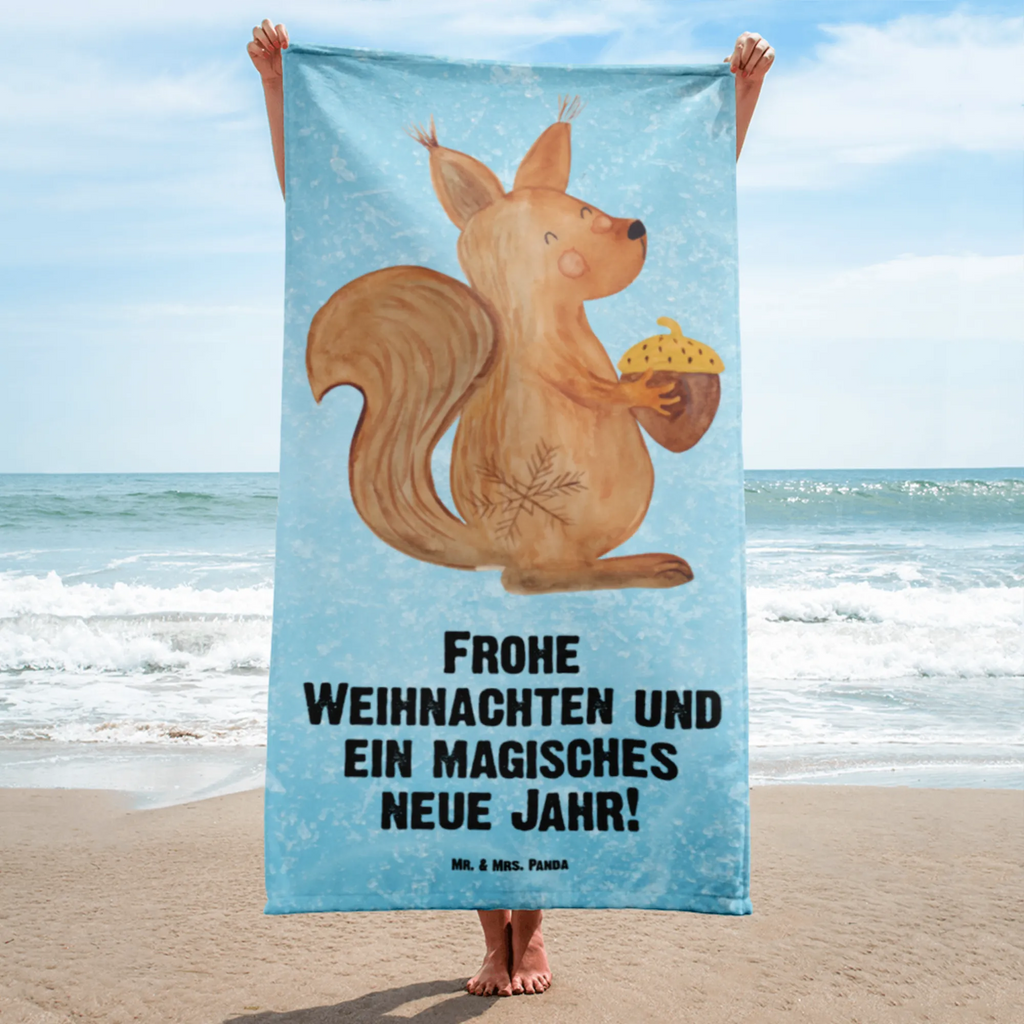 XL Badehandtuch Eichhörnchen Weihnachten Handtuch, Badetuch, Duschtuch, Strandtuch, Saunatuch, Winter, Weihnachten, Weihnachtsdeko, Nikolaus, Advent, Heiligabend, Wintermotiv, Frohe Weihnachten, Frohes neues Jahr, Guten Rutsch, Weihnachtsmotiv, Weihnachtsgruß, Neujahr, Vogel