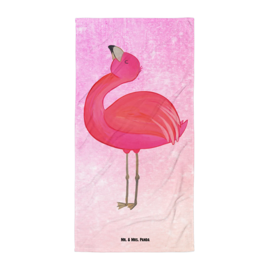 XL Badehandtuch Flamingo Stolz Handtuch, Badetuch, Duschtuch, Strandtuch, Saunatuch, Flamingo, stolz, Freude, Selbstliebe, Selbstakzeptanz, Freundin, beste Freundin, Tochter, Mama, Schwester