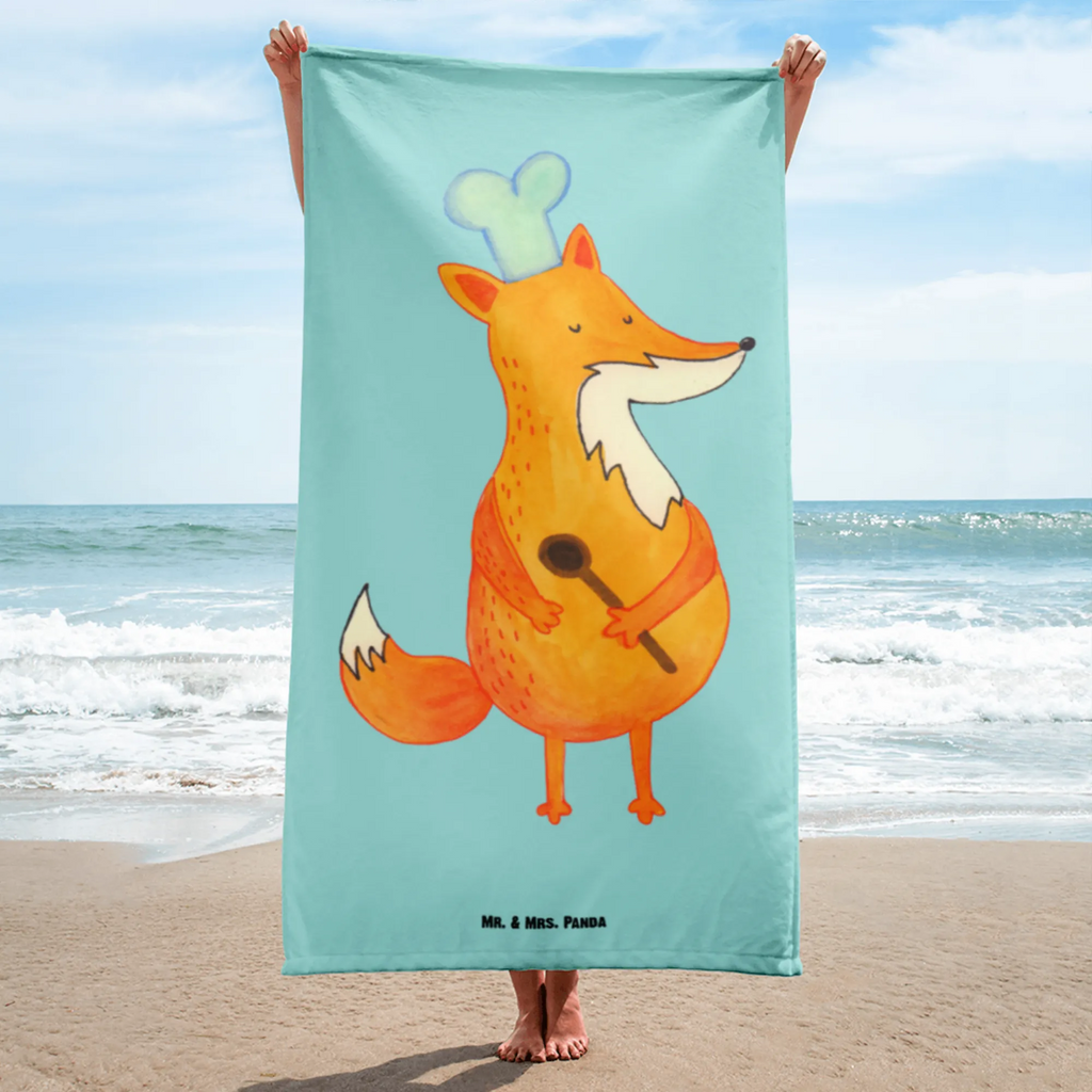 XL Badehandtuch Fuchs Koch Handtuch, Badetuch, Duschtuch, Strandtuch, Saunatuch, Fuchs, Füchse, Koch Geschenk, Küche Spruch, Küche Deko, Köche, Bäcker, Party Spruch, Spruch lustig, witzig