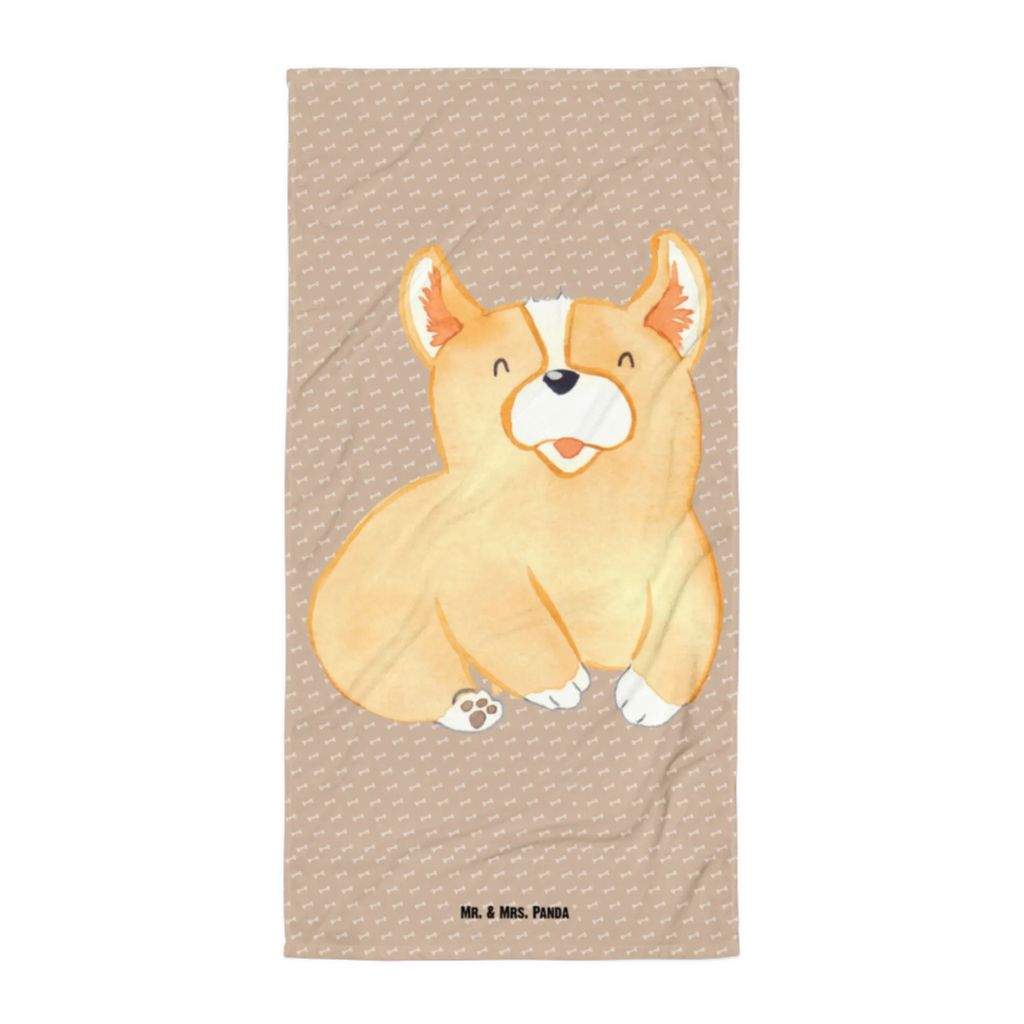 XL Badehandtuch Corgie Handtuch, Badetuch, Duschtuch, Strandtuch, Saunatuch, Hund, Hundemotiv, Haustier, Hunderasse, Tierliebhaber, Hundebesitzer, Sprüche, Corgie, Welsh Corgie Pembroke, britisch, Motivation, Spruch, Hundespruch, Lebensfreude