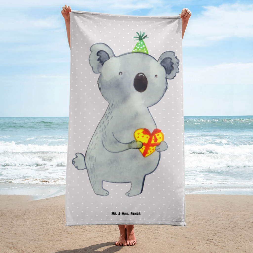 XL Badehandtuch Koala Geschenk Handtuch, Badetuch, Duschtuch, Strandtuch, Saunatuch, Koala, Koalabär, Geschenk, Geburtstag, Party