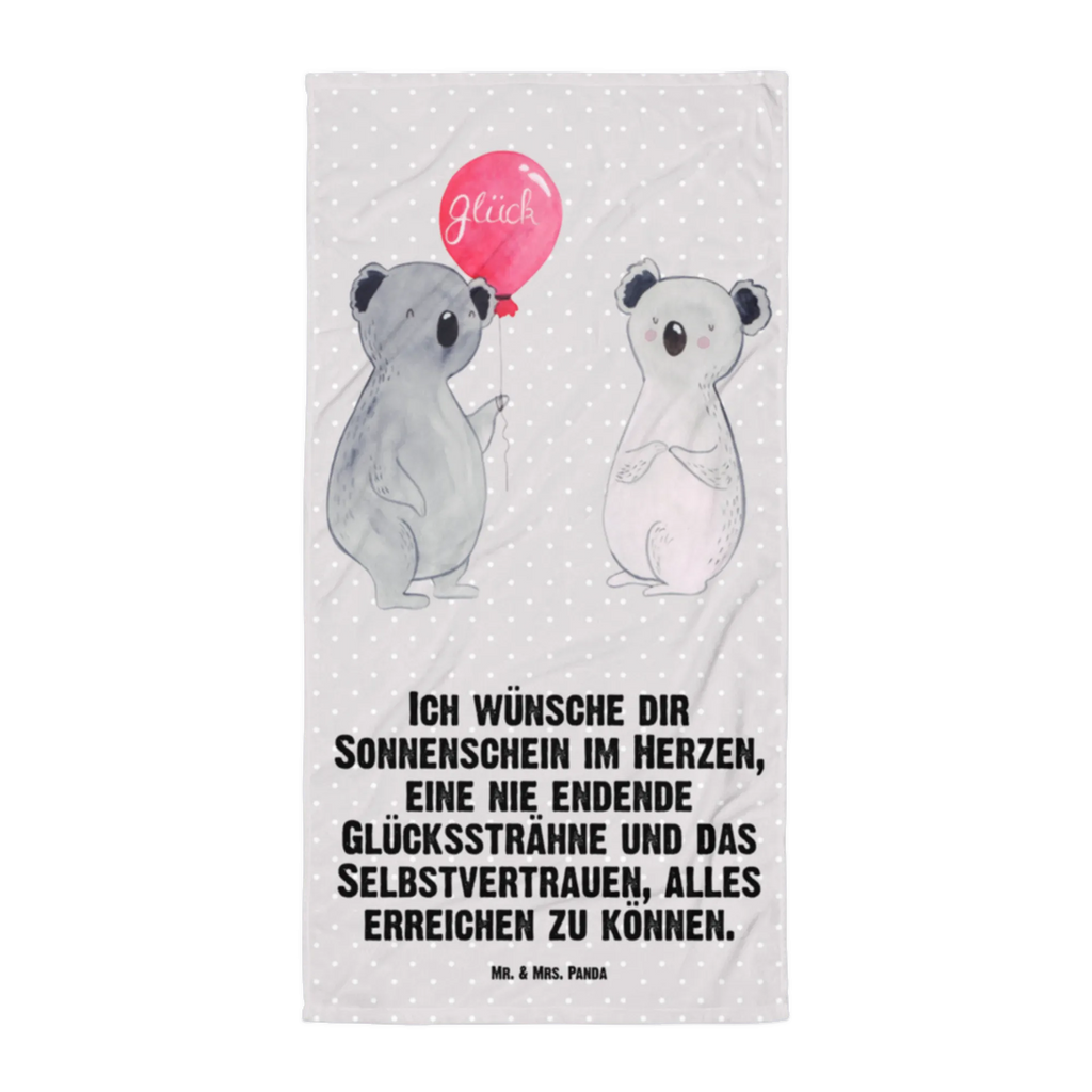 XL Badehandtuch Koala Luftballon Handtuch, Badetuch, Duschtuch, Strandtuch, Saunatuch, Koala, Koalabär, Luftballon, Party, Geburtstag, Geschenk