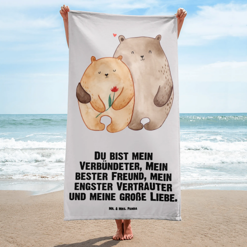 XL Badehandtuch Bären Liebe Handtuch, Badetuch, Duschtuch, Strandtuch, Saunatuch, Liebe, Partner, Freund, Freundin, Ehemann, Ehefrau, Heiraten, Verlobung, Heiratsantrag, Liebesgeschenk, Jahrestag, Hocheitstag, Verliebt, Verlobt, Verheiratet, Geschenk Freundin, Geschenk Freund, Liebesbeweis, Hochzeitstag, Geschenk Hochzeit, Bären, Bärchen, Bär