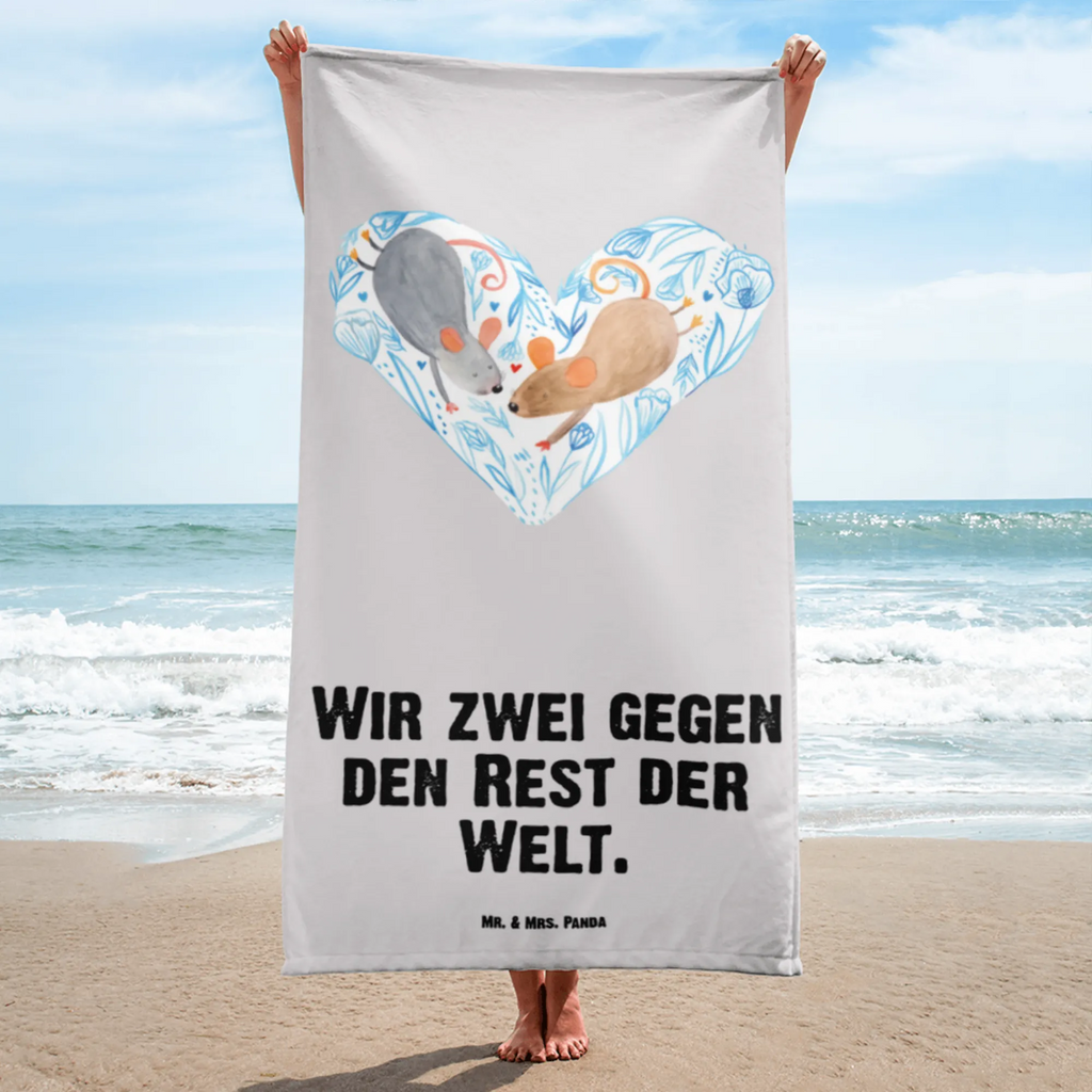 XL Badehandtuch Mäuse Herz Handtuch, Badetuch, Duschtuch, Strandtuch, Saunatuch, Liebe, Partner, Freund, Freundin, Ehemann, Ehefrau, Heiraten, Verlobung, Heiratsantrag, Liebesgeschenk, Jahrestag, Hocheitstag, Maus, Mäuse, Liebesbotschaft, Liebesbeweis, Hochzeit, Lieblingsmensch, Gemeinsamkeit, Love, Geschenk für zwei