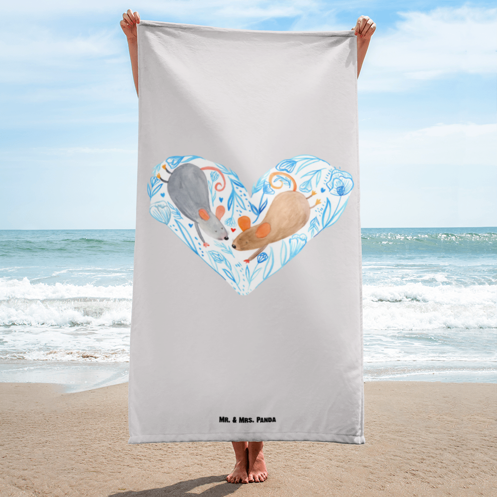 XL Badehandtuch Mäuse Herz Handtuch, Badetuch, Duschtuch, Strandtuch, Saunatuch, Liebe, Partner, Freund, Freundin, Ehemann, Ehefrau, Heiraten, Verlobung, Heiratsantrag, Liebesgeschenk, Jahrestag, Hocheitstag, Maus, Mäuse, Liebesbotschaft, Liebesbeweis, Hochzeit, Lieblingsmensch, Gemeinsamkeit, Love, Geschenk für zwei