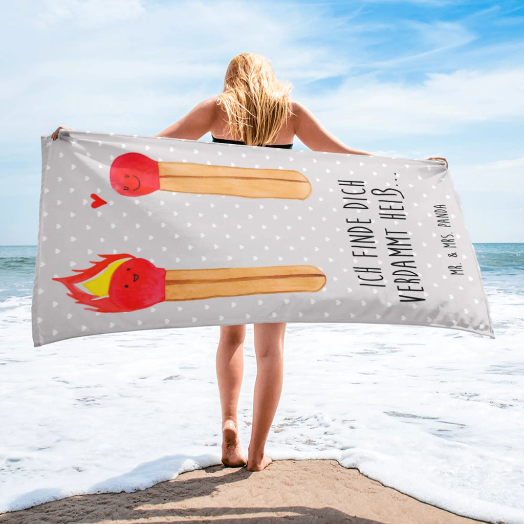 XL Badehandtuch Streichhölzer Handtuch, Badetuch, Duschtuch, Strandtuch, Saunatuch, Liebe, Partner, Freund, Freundin, Ehemann, Ehefrau, Heiraten, Verlobung, Heiratsantrag, Liebesgeschenk, Jahrestag, Hocheitstag, Streichhölzer