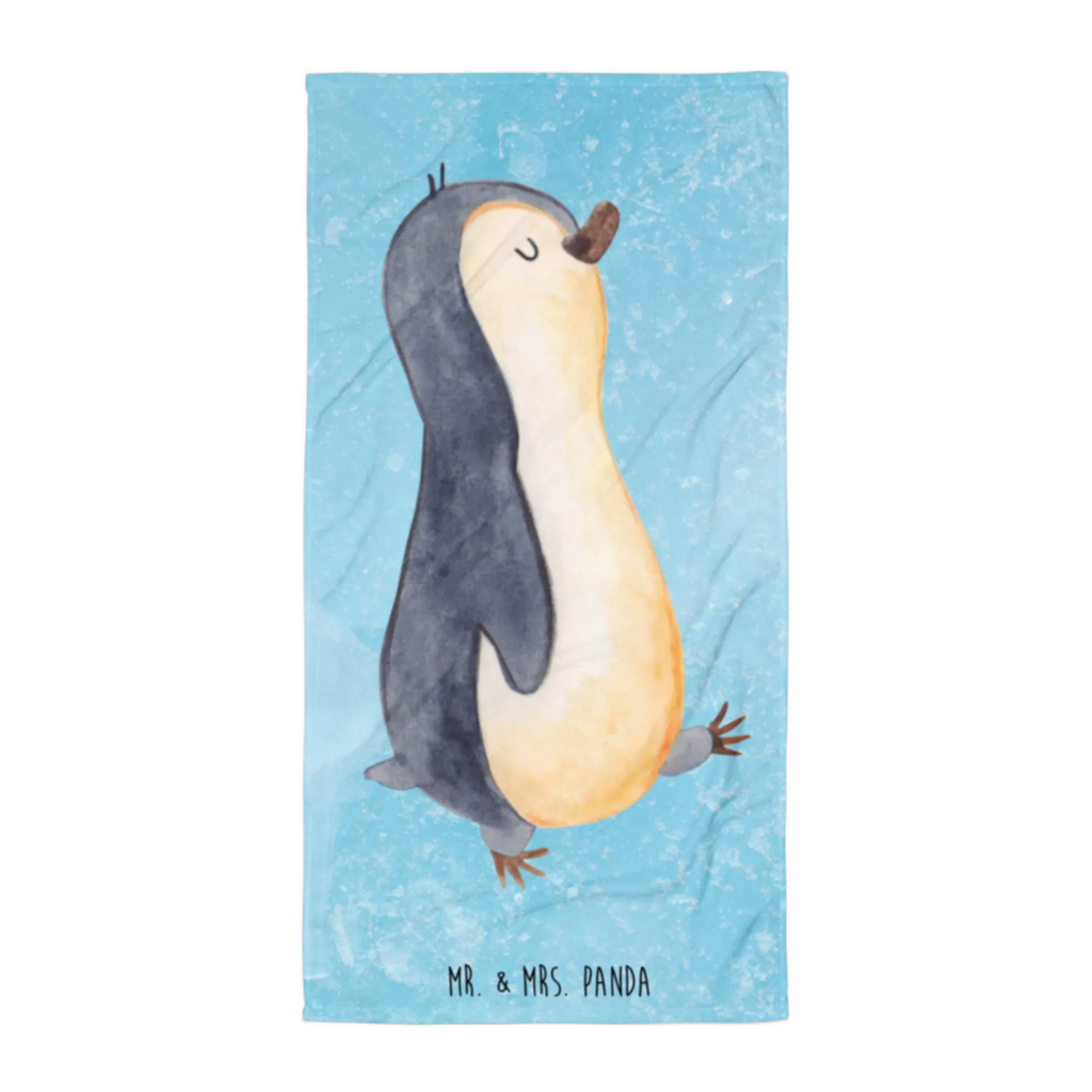 XL bath towel Penguin march Handtuch, Badetuch, Duschtuch, Strandtuch, Saunatuch, Pinguin, Pinguine, Frühaufsteher, Langschläfer, Bruder, Schwester, Familie