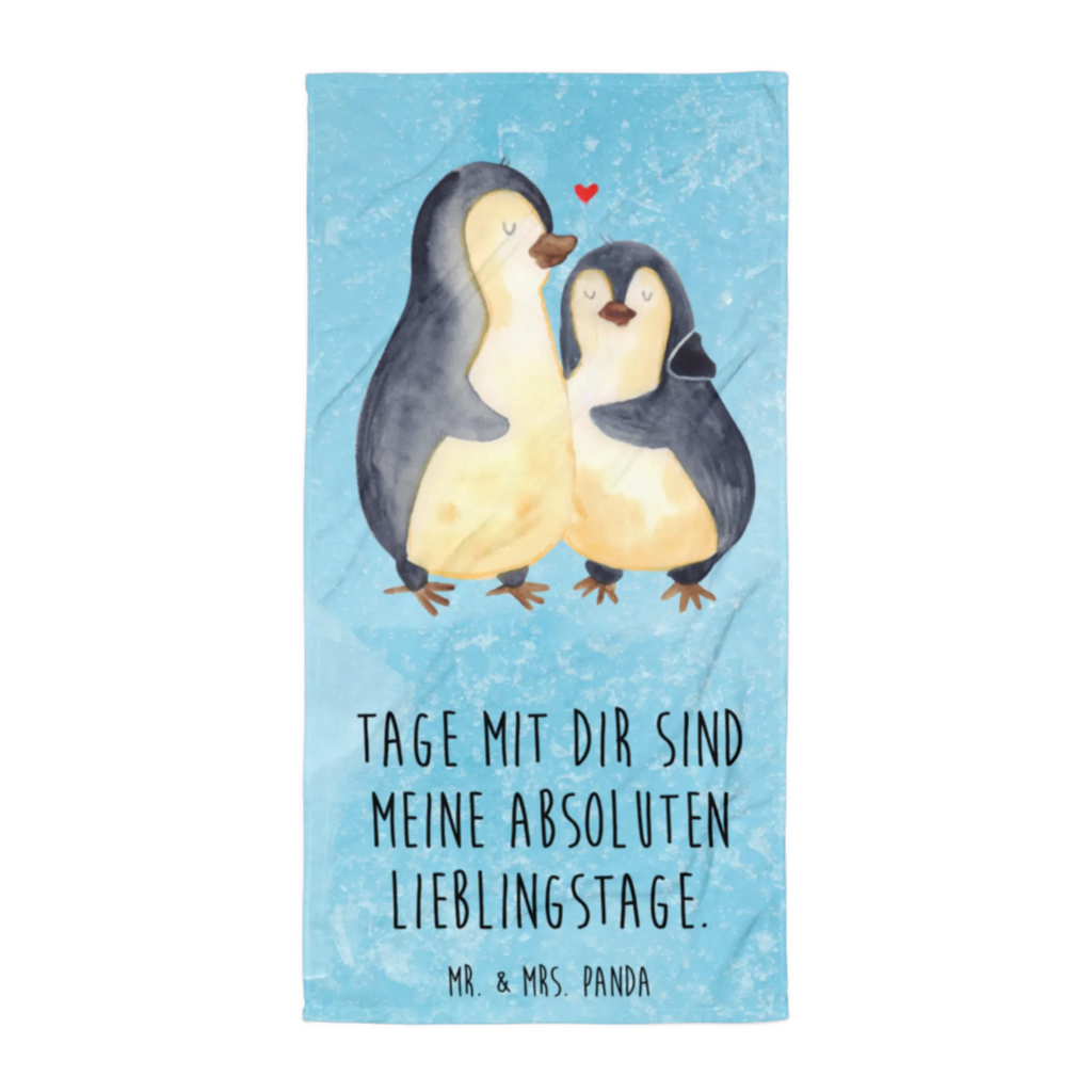 XL Badehandtuch Pinguin umarmen Handtuch, Badetuch, Duschtuch, Strandtuch, Saunatuch, Pinguin, Liebe, Liebespaar, Liebesbeweis, Liebesgeschenk, Verlobung, Jahrestag, Hochzeitstag, Hochzeit, Hochzeitsgeschenk