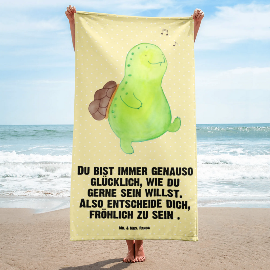 XL Badehandtuch Schildkröte Pfeifen Handtuch, Badetuch, Duschtuch, Strandtuch, Saunatuch, Schildkröte, Schildi, Schildkröten, fröhlich, Glück, Motivation, Lebensfreude, Depression, Trennung, Neuanfang