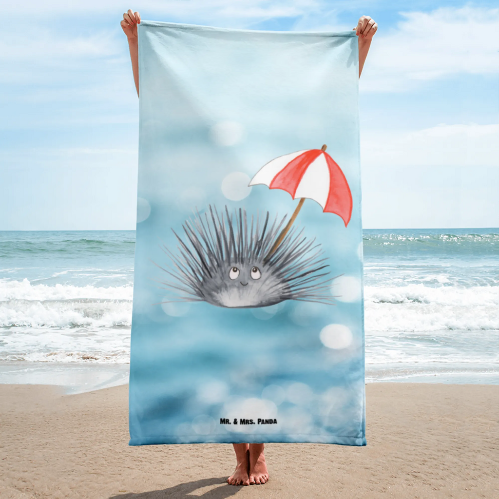 XL Badehandtuch Seeigel Handtuch, Badetuch, Duschtuch, Strandtuch, Saunatuch, Meerestiere, Meer, Urlaub, Seeigel, Achtsamkeit, Selbstakzeptanz, Selbstliebe, Hier und Jetzt, Leben, Lebe