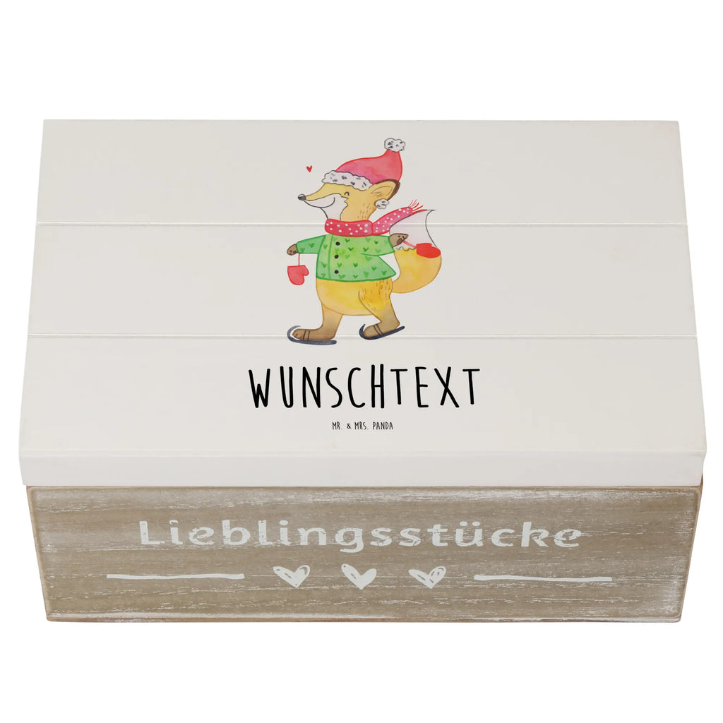 Personalisierte Holzkiste Fuchs  Schlittschuhe Holzkiste mit Namen, Kiste mit Namen, Schatzkiste mit Namen, Truhe mit Namen, Schatulle mit Namen, Erinnerungsbox mit Namen, Erinnerungskiste, mit Namen, Dekokiste mit Namen, Aufbewahrungsbox mit Namen, Holzkiste Personalisiert, Kiste Personalisiert, Schatzkiste Personalisiert, Truhe Personalisiert, Schatulle Personalisiert, Erinnerungsbox Personalisiert, Erinnerungskiste Personalisiert, Dekokiste Personalisiert, Aufbewahrungsbox Personalisiert, Geschenkbox personalisiert, GEschenkdose personalisiert, Winter, Weihnachten, Weihnachtsdeko, Nikolaus, Advent, Heiligabend, Wintermotiv, Weihnachtsmann, Weihnachtstage, Weihnachtsbaum, Tannenbaum, Weihnachtszeit