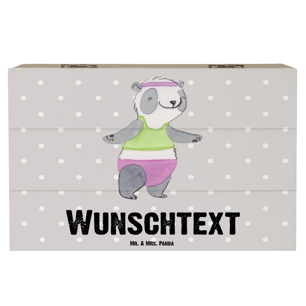 Personalisierte Holzkiste Panda Aerobic Holzkiste mit Namen, Kiste mit Namen, Schatzkiste mit Namen, Truhe mit Namen, Schatulle mit Namen, Erinnerungsbox mit Namen, Erinnerungskiste, mit Namen, Dekokiste mit Namen, Aufbewahrungsbox mit Namen, Holzkiste Personalisiert, Kiste Personalisiert, Schatzkiste Personalisiert, Truhe Personalisiert, Schatulle Personalisiert, Erinnerungsbox Personalisiert, Erinnerungskiste Personalisiert, Dekokiste Personalisiert, Aufbewahrungsbox Personalisiert, Geschenkbox personalisiert, GEschenkdose personalisiert, Geschenk, Sport, Sportart, Hobby, Schenken, Danke, Dankeschön, Auszeichnung, Gewinn, Sportler, Aerobic, Aerobic Fitness, Fitnessstudio