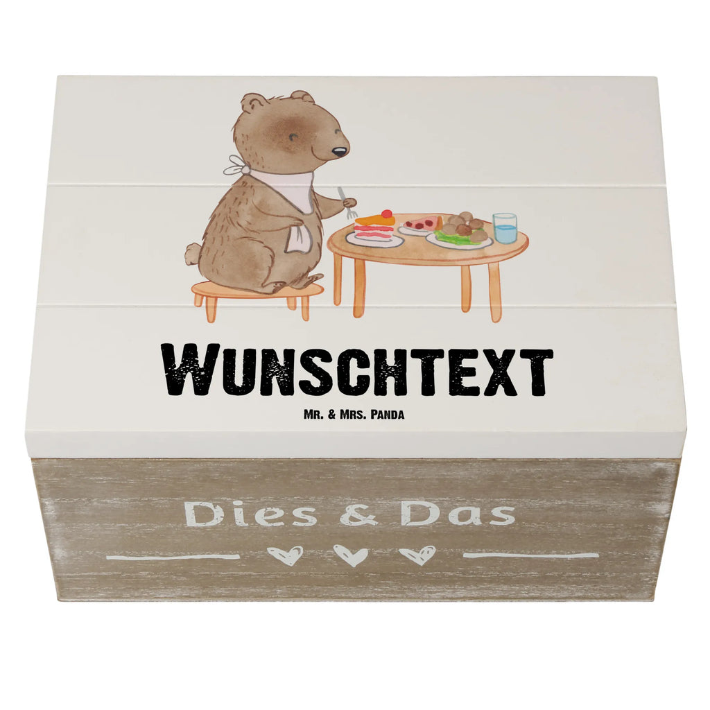 Personalisierte Holzkiste Bär Essen gehen Holzkiste mit Namen, Kiste mit Namen, Schatzkiste mit Namen, Truhe mit Namen, Schatulle mit Namen, Erinnerungsbox mit Namen, Erinnerungskiste, mit Namen, Dekokiste mit Namen, Aufbewahrungsbox mit Namen, Holzkiste Personalisiert, Kiste Personalisiert, Schatzkiste Personalisiert, Truhe Personalisiert, Schatulle Personalisiert, Erinnerungsbox Personalisiert, Erinnerungskiste Personalisiert, Dekokiste Personalisiert, Aufbewahrungsbox Personalisiert, Geschenkbox personalisiert, GEschenkdose personalisiert, Geschenk, Sport, Sportart, Hobby, Schenken, Danke, Dankeschön, Auszeichnung, Gewinn, Sportler, Essen gehen, Essen, Restaurant, Restaurantbesuch