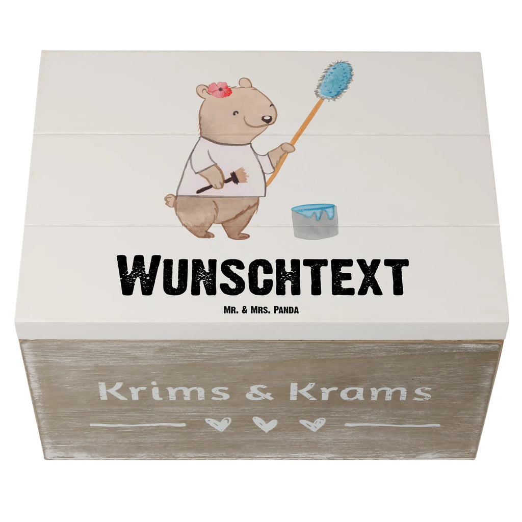 Personalisierte Holzkiste Malerin Herz Holzkiste mit Namen, Kiste mit Namen, Schatzkiste mit Namen, Truhe mit Namen, Schatulle mit Namen, Erinnerungsbox mit Namen, Erinnerungskiste, mit Namen, Dekokiste mit Namen, Aufbewahrungsbox mit Namen, Holzkiste Personalisiert, Kiste Personalisiert, Schatzkiste Personalisiert, Truhe Personalisiert, Schatulle Personalisiert, Erinnerungsbox Personalisiert, Erinnerungskiste Personalisiert, Dekokiste Personalisiert, Aufbewahrungsbox Personalisiert, Geschenkbox personalisiert, GEschenkdose personalisiert, Beruf, Ausbildung, Jubiläum, Abschied, Rente, Kollege, Kollegin, Geschenk, Schenken, Arbeitskollege, Mitarbeiter, Firma, Danke, Dankeschön, Maler, Malermeisterin, Gesellenprüfung, Meisterprüfung, Malerbetrieb