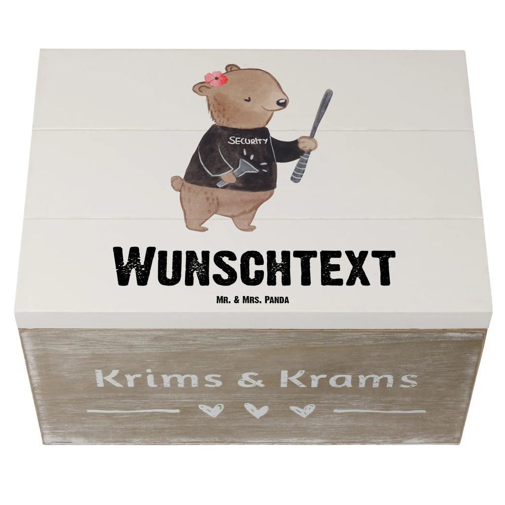 Personalisierte Holzkiste Security Mitarbeiterin mit Herz Holzkiste mit Namen, Kiste mit Namen, Schatzkiste mit Namen, Truhe mit Namen, Schatulle mit Namen, Erinnerungsbox mit Namen, Erinnerungskiste, mit Namen, Dekokiste mit Namen, Aufbewahrungsbox mit Namen, Holzkiste Personalisiert, Kiste Personalisiert, Schatzkiste Personalisiert, Truhe Personalisiert, Schatulle Personalisiert, Erinnerungsbox Personalisiert, Erinnerungskiste Personalisiert, Dekokiste Personalisiert, Aufbewahrungsbox Personalisiert, Geschenkbox personalisiert, GEschenkdose personalisiert, Beruf, Ausbildung, Jubiläum, Abschied, Rente, Kollege, Kollegin, Geschenk, Schenken, Arbeitskollege, Mitarbeiter, Firma, Danke, Dankeschön