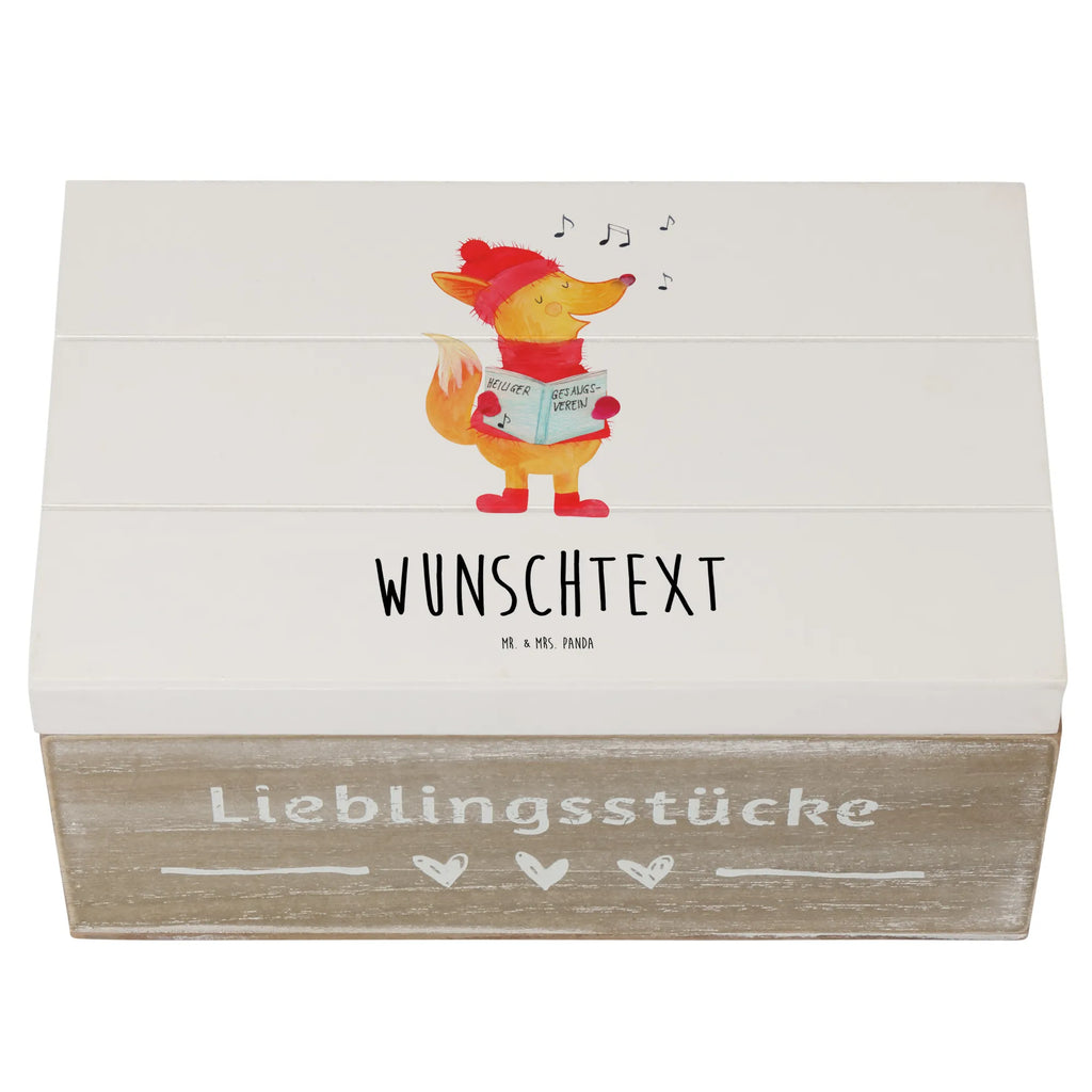 Personalisierte Holzkiste Fuchs Sänger Holzkiste mit Namen, Kiste mit Namen, Schatzkiste mit Namen, Truhe mit Namen, Schatulle mit Namen, Erinnerungsbox mit Namen, Erinnerungskiste, mit Namen, Dekokiste mit Namen, Aufbewahrungsbox mit Namen, Holzkiste Personalisiert, Kiste Personalisiert, Schatzkiste Personalisiert, Truhe Personalisiert, Schatulle Personalisiert, Erinnerungsbox Personalisiert, Erinnerungskiste Personalisiert, Dekokiste Personalisiert, Aufbewahrungsbox Personalisiert, Geschenkbox personalisiert, GEschenkdose personalisiert, Winter, Weihnachten, Weihnachtsdeko, Nikolaus, Advent, Heiligabend, Wintermotiv, Fuchs, Füchse, Sänger, Geschenk Sänger, Singen, Weihnachtslieder