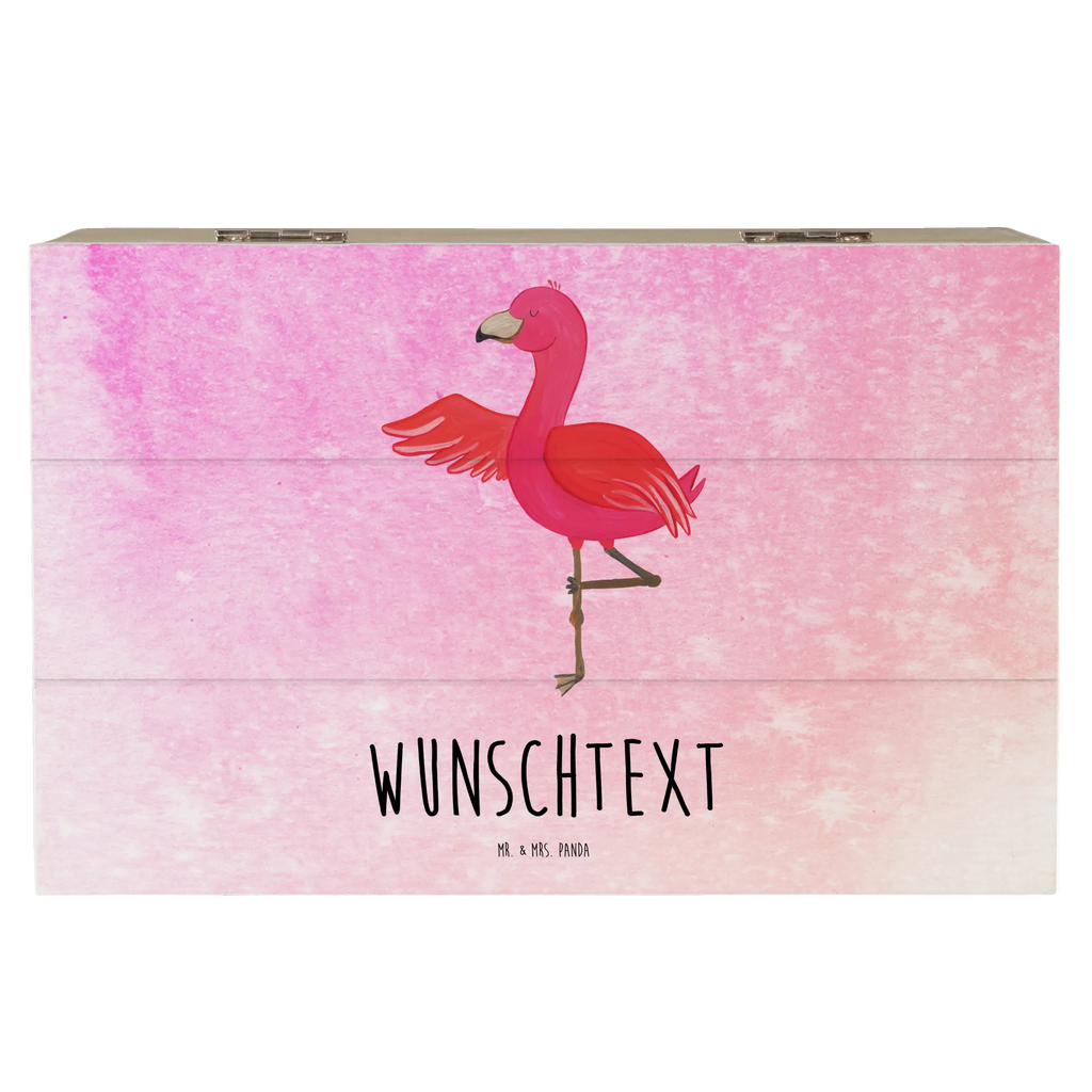 Personalisierte Holzkiste Flamingo Yoga Holzkiste mit Namen, Kiste mit Namen, Schatzkiste mit Namen, Truhe mit Namen, Schatulle mit Namen, Erinnerungsbox mit Namen, Erinnerungskiste, mit Namen, Dekokiste mit Namen, Aufbewahrungsbox mit Namen, Holzkiste Personalisiert, Kiste Personalisiert, Schatzkiste Personalisiert, Truhe Personalisiert, Schatulle Personalisiert, Erinnerungsbox Personalisiert, Erinnerungskiste Personalisiert, Dekokiste Personalisiert, Aufbewahrungsbox Personalisiert, Geschenkbox personalisiert, GEschenkdose personalisiert, Flamingo, Vogel, Yoga, Namaste, Achtsamkeit, Yoga-Übung, Entspannung, Ärger, Aufregen, Tiefenentspannung