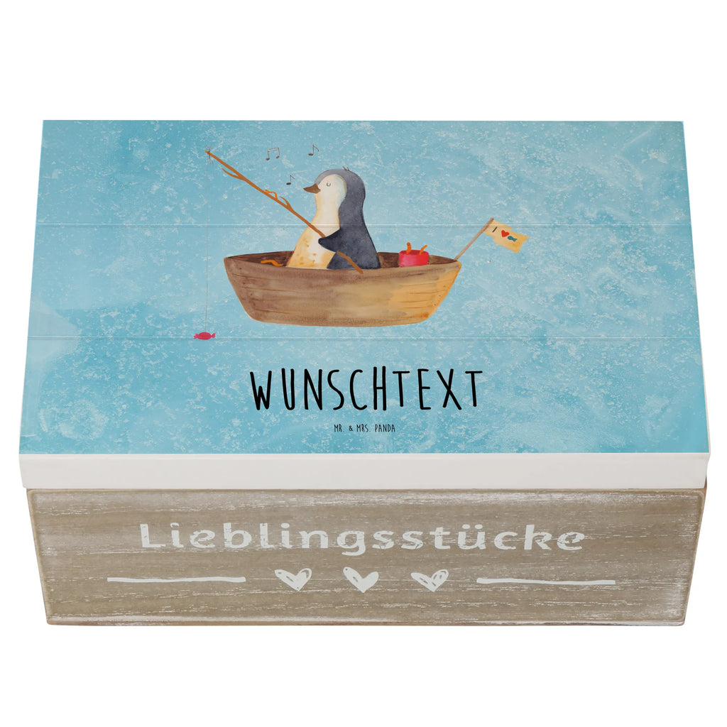 Personalisierte Holzkiste Pinguin Angelboot Holzkiste mit Namen, Kiste mit Namen, Schatzkiste mit Namen, Truhe mit Namen, Schatulle mit Namen, Erinnerungsbox mit Namen, Erinnerungskiste, mit Namen, Dekokiste mit Namen, Aufbewahrungsbox mit Namen, Holzkiste Personalisiert, Kiste Personalisiert, Schatzkiste Personalisiert, Truhe Personalisiert, Schatulle Personalisiert, Erinnerungsbox Personalisiert, Erinnerungskiste Personalisiert, Dekokiste Personalisiert, Aufbewahrungsbox Personalisiert, Geschenkbox personalisiert, GEschenkdose personalisiert, Pinguin, Pinguine, Angeln, Boot, Angelboot, Lebenslust, Leben, genießen, Motivation, Neustart, Neuanfang, Trennung, Scheidung, Geschenkidee Liebeskummer