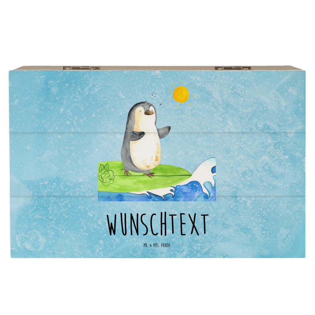 Personalisierte Holzkiste Pinguin Surfer Holzkiste mit Namen, Kiste mit Namen, Schatzkiste mit Namen, Truhe mit Namen, Schatulle mit Namen, Erinnerungsbox mit Namen, Erinnerungskiste, mit Namen, Dekokiste mit Namen, Aufbewahrungsbox mit Namen, Holzkiste Personalisiert, Kiste Personalisiert, Schatzkiste Personalisiert, Truhe Personalisiert, Schatulle Personalisiert, Erinnerungsbox Personalisiert, Erinnerungskiste Personalisiert, Dekokiste Personalisiert, Aufbewahrungsbox Personalisiert, Geschenkbox personalisiert, GEschenkdose personalisiert, Pinguin, Pinguine, surfen, Surfer, Hawaii, Urlaub, Wellen, Wellen reiten, Portugal