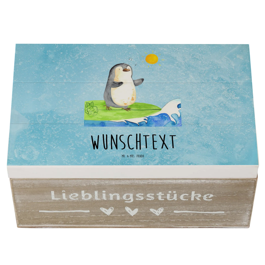 Personalisierte Holzkiste Pinguin Surfer Holzkiste mit Namen, Kiste mit Namen, Schatzkiste mit Namen, Truhe mit Namen, Schatulle mit Namen, Erinnerungsbox mit Namen, Erinnerungskiste, mit Namen, Dekokiste mit Namen, Aufbewahrungsbox mit Namen, Holzkiste Personalisiert, Kiste Personalisiert, Schatzkiste Personalisiert, Truhe Personalisiert, Schatulle Personalisiert, Erinnerungsbox Personalisiert, Erinnerungskiste Personalisiert, Dekokiste Personalisiert, Aufbewahrungsbox Personalisiert, Geschenkbox personalisiert, GEschenkdose personalisiert, Pinguin, Pinguine, surfen, Surfer, Hawaii, Urlaub, Wellen, Wellen reiten, Portugal