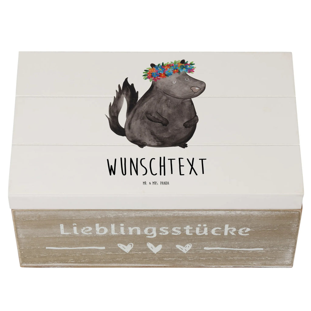 Personalisierte Holzkiste Stinktier Blumenmaedchen Holzkiste mit Namen, Kiste mit Namen, Schatzkiste mit Namen, Truhe mit Namen, Schatulle mit Namen, Erinnerungsbox mit Namen, Erinnerungskiste, mit Namen, Dekokiste mit Namen, Aufbewahrungsbox mit Namen, Holzkiste Personalisiert, Kiste Personalisiert, Schatzkiste Personalisiert, Truhe Personalisiert, Schatulle Personalisiert, Erinnerungsbox Personalisiert, Erinnerungskiste Personalisiert, Dekokiste Personalisiert, Aufbewahrungsbox Personalisiert, Geschenkbox personalisiert, GEschenkdose personalisiert, Stinktier, Skunk, Wildtier, Raubtier, Stinker, Stinki, Yoga, Namaste