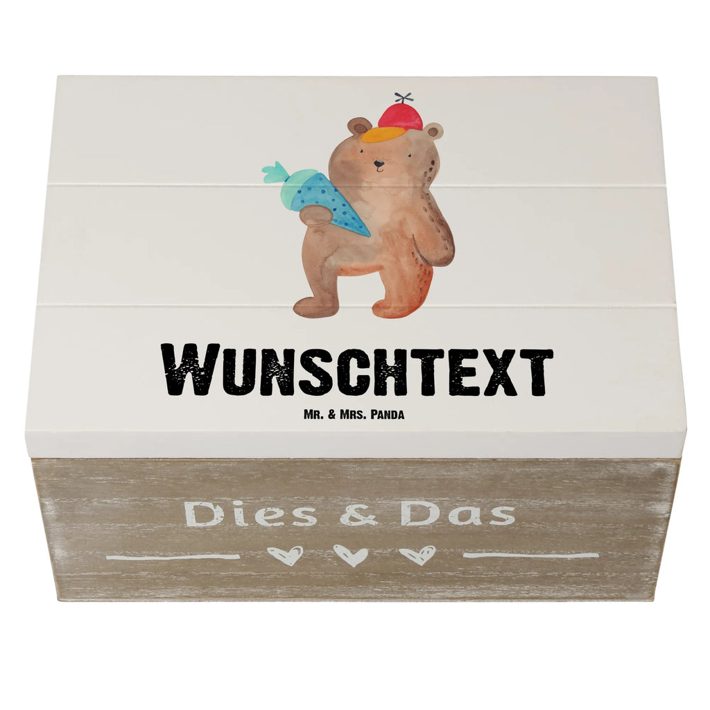 Personalisierte Holzkiste Bär Schultüte Holzkiste mit Namen, Kiste mit Namen, Schatzkiste mit Namen, Truhe mit Namen, Schatulle mit Namen, Erinnerungsbox mit Namen, Erinnerungskiste, mit Namen, Dekokiste mit Namen, Aufbewahrungsbox mit Namen, Holzkiste Personalisiert, Kiste Personalisiert, Schatzkiste Personalisiert, Truhe Personalisiert, Schatulle Personalisiert, Erinnerungsbox Personalisiert, Erinnerungskiste Personalisiert, Dekokiste Personalisiert, Aufbewahrungsbox Personalisiert, Geschenkbox personalisiert, GEschenkdose personalisiert, Bär, Teddy, Teddybär, Bär Motiv, Schultüte, Erster Schultag Geschenk, Einschulung Geschenk, Schule Geschenk, Grundschule, Schulanfang, Schulbeginn