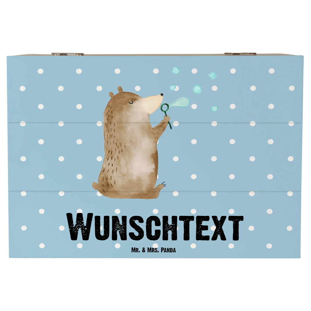 Personalisierte Holzkiste Bär Seifenblasen Holzkiste mit Namen, Kiste mit Namen, Schatzkiste mit Namen, Truhe mit Namen, Schatulle mit Namen, Erinnerungsbox mit Namen, Erinnerungskiste, mit Namen, Dekokiste mit Namen, Aufbewahrungsbox mit Namen, Holzkiste Personalisiert, Kiste Personalisiert, Schatzkiste Personalisiert, Truhe Personalisiert, Schatulle Personalisiert, Erinnerungsbox Personalisiert, Erinnerungskiste Personalisiert, Dekokiste Personalisiert, Aufbewahrungsbox Personalisiert, Geschenkbox personalisiert, GEschenkdose personalisiert, Bär, Teddy, Teddybär, Seifenblasen Bär Lustig Sein Glücklich Traurig Happy