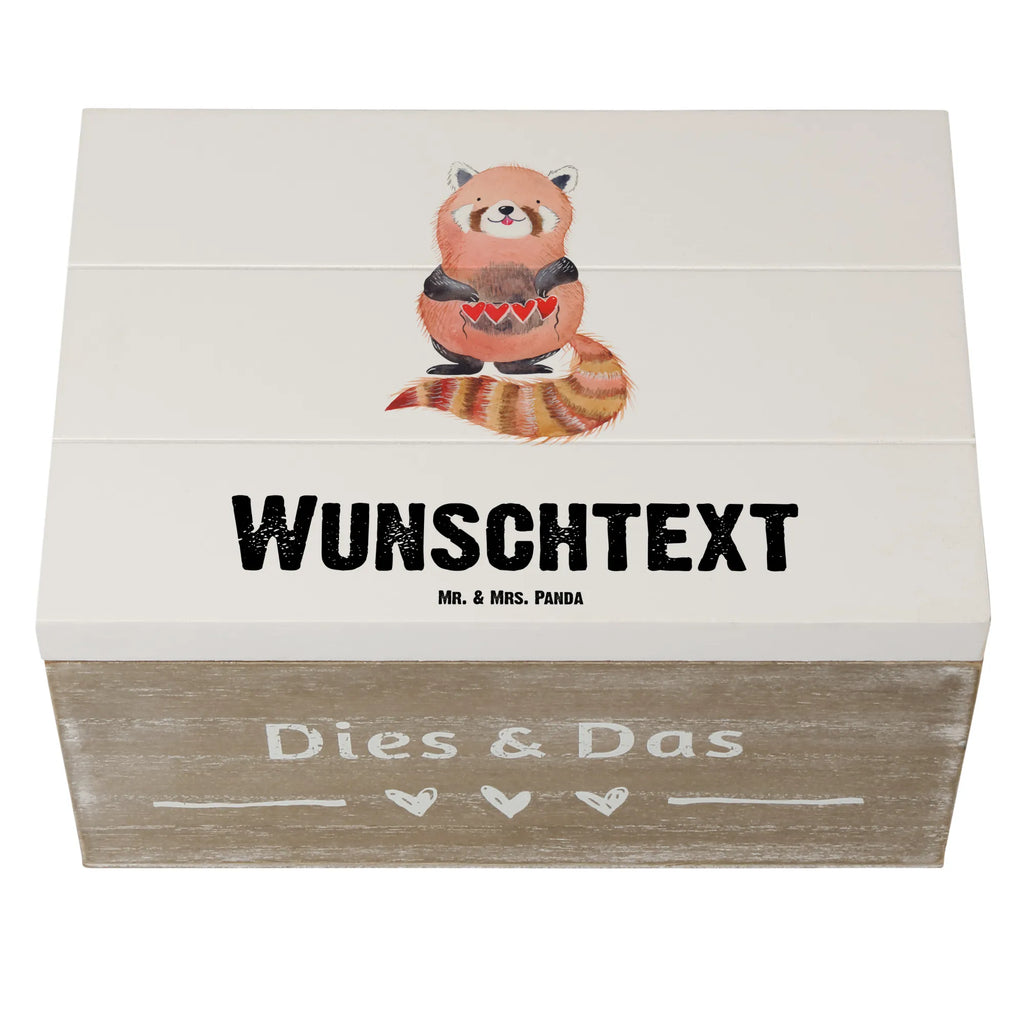 Personalisierte Holzkiste Roter Panda Holzkiste mit Namen, Kiste mit Namen, Schatzkiste mit Namen, Truhe mit Namen, Schatulle mit Namen, Erinnerungsbox mit Namen, Erinnerungskiste, mit Namen, Dekokiste mit Namen, Aufbewahrungsbox mit Namen, Holzkiste Personalisiert, Kiste Personalisiert, Schatzkiste Personalisiert, Truhe Personalisiert, Schatulle Personalisiert, Erinnerungsbox Personalisiert, Erinnerungskiste Personalisiert, Dekokiste Personalisiert, Aufbewahrungsbox Personalisiert, Geschenkbox personalisiert, GEschenkdose personalisiert, Tiermotive, Gute Laune, lustige Sprüche, Tiere, Panda, Liebe, Rot, Herz, Liebling, Lieblingsmensch