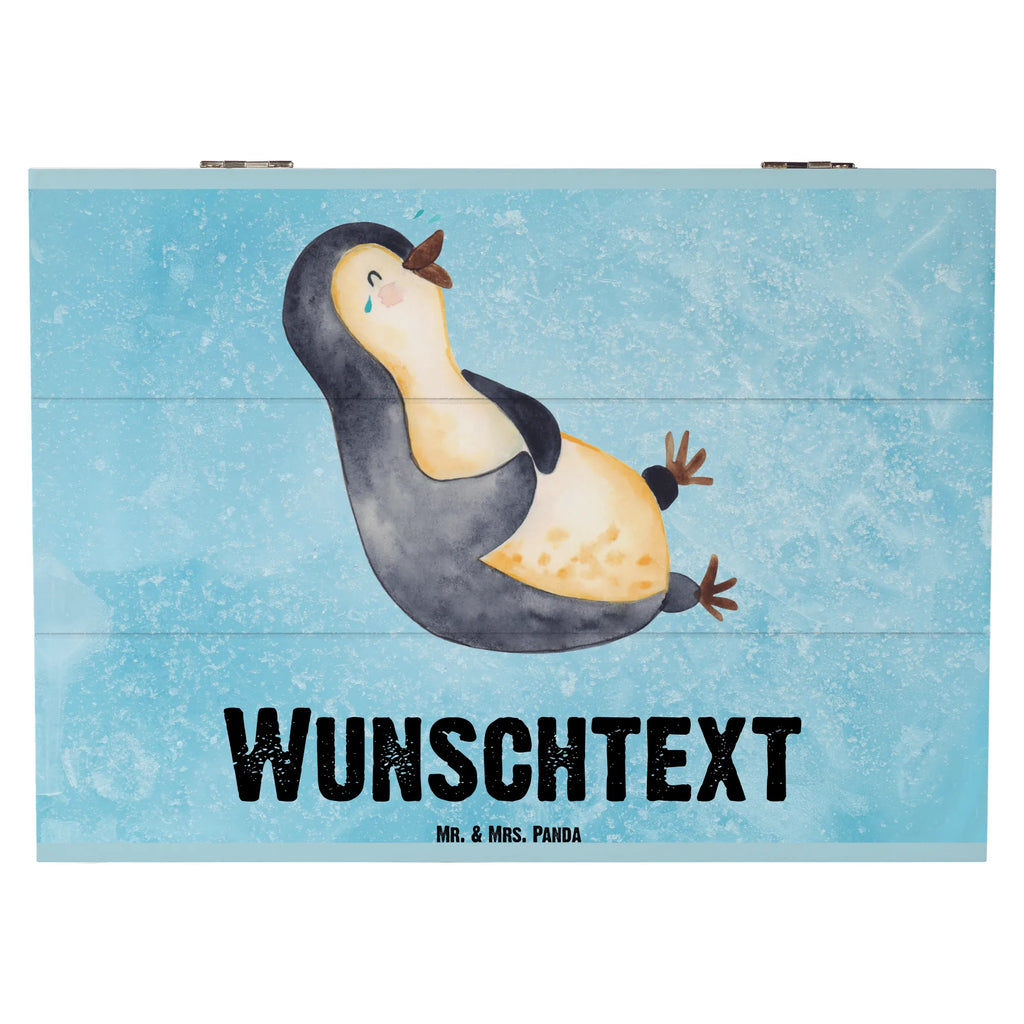 Personalisierte Holzkiste Pinguin lachend Holzkiste mit Namen, Kiste mit Namen, Schatzkiste mit Namen, Truhe mit Namen, Schatulle mit Namen, Erinnerungsbox mit Namen, Erinnerungskiste, mit Namen, Dekokiste mit Namen, Aufbewahrungsbox mit Namen, Holzkiste Personalisiert, Kiste Personalisiert, Schatzkiste Personalisiert, Truhe Personalisiert, Schatulle Personalisiert, Erinnerungsbox Personalisiert, Erinnerungskiste Personalisiert, Dekokiste Personalisiert, Aufbewahrungsbox Personalisiert, Geschenkbox personalisiert, GEschenkdose personalisiert, Pinguin, Pinguine, lustiger Spruch, Optimismus, Fröhlich, Lachen, Humor, Fröhlichkeit