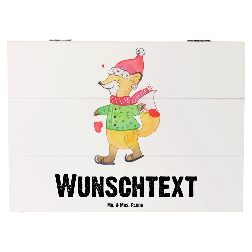 Personalisierte Holzkiste Fuchs  Schlittschuhe Holzkiste mit Namen, Kiste mit Namen, Schatzkiste mit Namen, Truhe mit Namen, Schatulle mit Namen, Erinnerungsbox mit Namen, Erinnerungskiste, mit Namen, Dekokiste mit Namen, Aufbewahrungsbox mit Namen, Holzkiste Personalisiert, Kiste Personalisiert, Schatzkiste Personalisiert, Truhe Personalisiert, Schatulle Personalisiert, Erinnerungsbox Personalisiert, Erinnerungskiste Personalisiert, Dekokiste Personalisiert, Aufbewahrungsbox Personalisiert, Geschenkbox personalisiert, GEschenkdose personalisiert, Winter, Weihnachten, Weihnachtsdeko, Nikolaus, Advent, Heiligabend, Wintermotiv, Weihnachtsmann, Weihnachtstage, Weihnachtsbaum, Tannenbaum, Weihnachtszeit