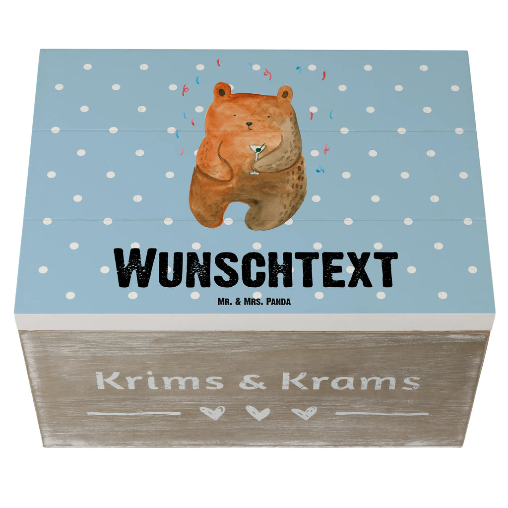 Personalisierte Holzkiste Bär Party Holzkiste mit Namen, Kiste mit Namen, Schatzkiste mit Namen, Truhe mit Namen, Schatulle mit Namen, Erinnerungsbox mit Namen, Erinnerungskiste, mit Namen, Dekokiste mit Namen, Aufbewahrungsbox mit Namen, Holzkiste Personalisiert, Kiste Personalisiert, Schatzkiste Personalisiert, Truhe Personalisiert, Schatulle Personalisiert, Erinnerungsbox Personalisiert, Erinnerungskiste Personalisiert, Dekokiste Personalisiert, Aufbewahrungsbox Personalisiert, Geschenkbox personalisiert, GEschenkdose personalisiert, Bär, Teddy, Teddybär, Geburtstag, Geburtstagsgeschenk, Geschenk, Party, Feiern, Abfeiern, Mitbringsel, Gute Laune, Lustig