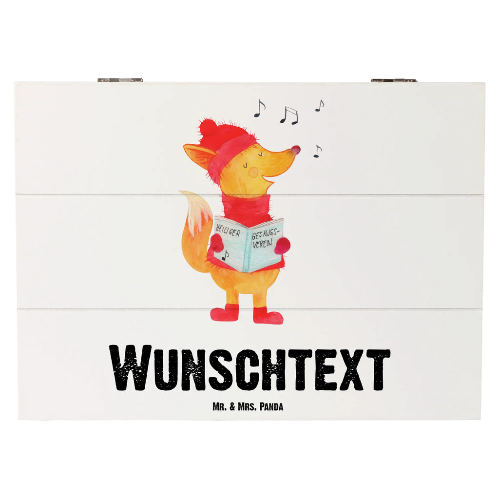 Personalisierte Holzkiste Fuchs Sänger Holzkiste mit Namen, Kiste mit Namen, Schatzkiste mit Namen, Truhe mit Namen, Schatulle mit Namen, Erinnerungsbox mit Namen, Erinnerungskiste, mit Namen, Dekokiste mit Namen, Aufbewahrungsbox mit Namen, Holzkiste Personalisiert, Kiste Personalisiert, Schatzkiste Personalisiert, Truhe Personalisiert, Schatulle Personalisiert, Erinnerungsbox Personalisiert, Erinnerungskiste Personalisiert, Dekokiste Personalisiert, Aufbewahrungsbox Personalisiert, Geschenkbox personalisiert, GEschenkdose personalisiert, Winter, Weihnachten, Weihnachtsdeko, Nikolaus, Advent, Heiligabend, Wintermotiv, Fuchs, Füchse, Sänger, Geschenk Sänger, Singen, Weihnachtslieder