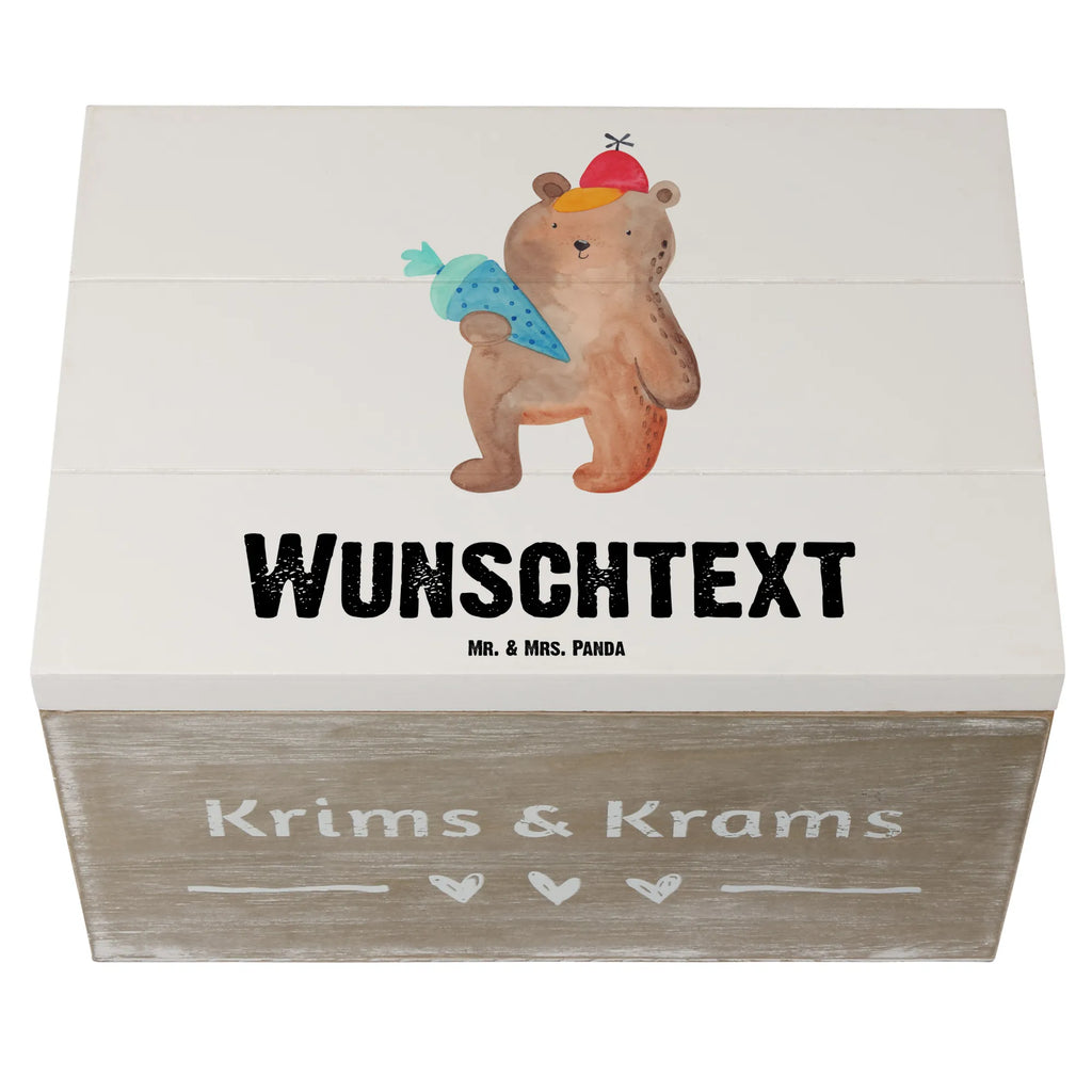 Personalisierte Holzkiste Bär Schultüte Holzkiste mit Namen, Kiste mit Namen, Schatzkiste mit Namen, Truhe mit Namen, Schatulle mit Namen, Erinnerungsbox mit Namen, Erinnerungskiste, mit Namen, Dekokiste mit Namen, Aufbewahrungsbox mit Namen, Holzkiste Personalisiert, Kiste Personalisiert, Schatzkiste Personalisiert, Truhe Personalisiert, Schatulle Personalisiert, Erinnerungsbox Personalisiert, Erinnerungskiste Personalisiert, Dekokiste Personalisiert, Aufbewahrungsbox Personalisiert, Geschenkbox personalisiert, GEschenkdose personalisiert, Bär, Teddy, Teddybär, Bär Motiv, Schultüte, Erster Schultag Geschenk, Einschulung Geschenk, Schule Geschenk, Grundschule, Schulanfang, Schulbeginn