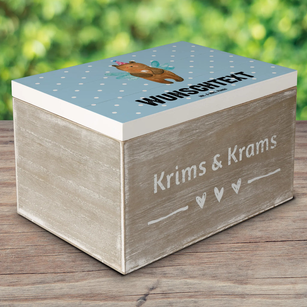 Personalisierte Holzkiste Zahnfee Bär Holzkiste mit Namen, Kiste mit Namen, Schatzkiste mit Namen, Truhe mit Namen, Schatulle mit Namen, Erinnerungsbox mit Namen, Erinnerungskiste, mit Namen, Dekokiste mit Namen, Aufbewahrungsbox mit Namen, Holzkiste Personalisiert, Kiste Personalisiert, Schatzkiste Personalisiert, Truhe Personalisiert, Schatulle Personalisiert, Erinnerungsbox Personalisiert, Erinnerungskiste Personalisiert, Dekokiste Personalisiert, Aufbewahrungsbox Personalisiert, Geschenkbox personalisiert, GEschenkdose personalisiert, Bär, Teddy, Teddybär, Zahnfee, Fee, Milchzahn, Erster Zahn