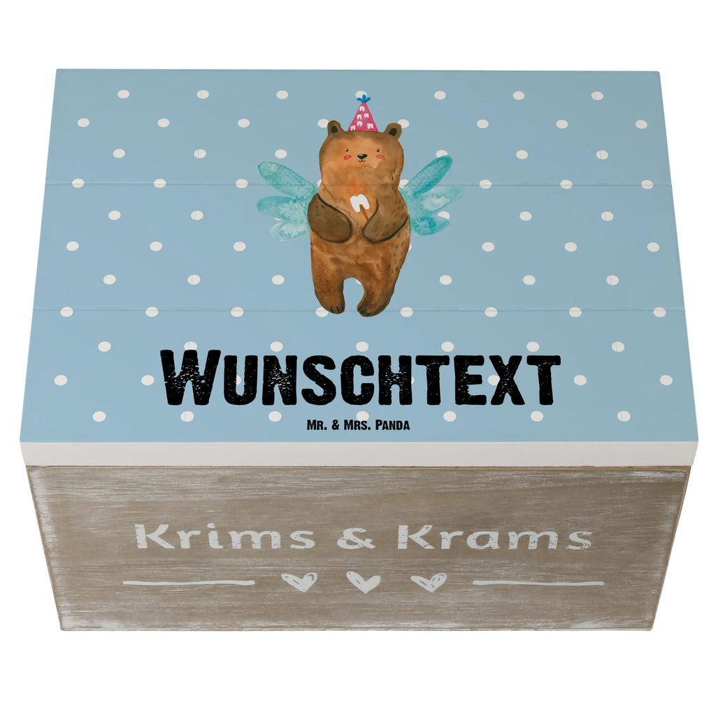 Personalisierte Holzkiste Zahnfee Bär Holzkiste mit Namen, Kiste mit Namen, Schatzkiste mit Namen, Truhe mit Namen, Schatulle mit Namen, Erinnerungsbox mit Namen, Erinnerungskiste, mit Namen, Dekokiste mit Namen, Aufbewahrungsbox mit Namen, Holzkiste Personalisiert, Kiste Personalisiert, Schatzkiste Personalisiert, Truhe Personalisiert, Schatulle Personalisiert, Erinnerungsbox Personalisiert, Erinnerungskiste Personalisiert, Dekokiste Personalisiert, Aufbewahrungsbox Personalisiert, Geschenkbox personalisiert, GEschenkdose personalisiert, Bär, Teddy, Teddybär, Zahnfee, Fee, Milchzahn, Erster Zahn