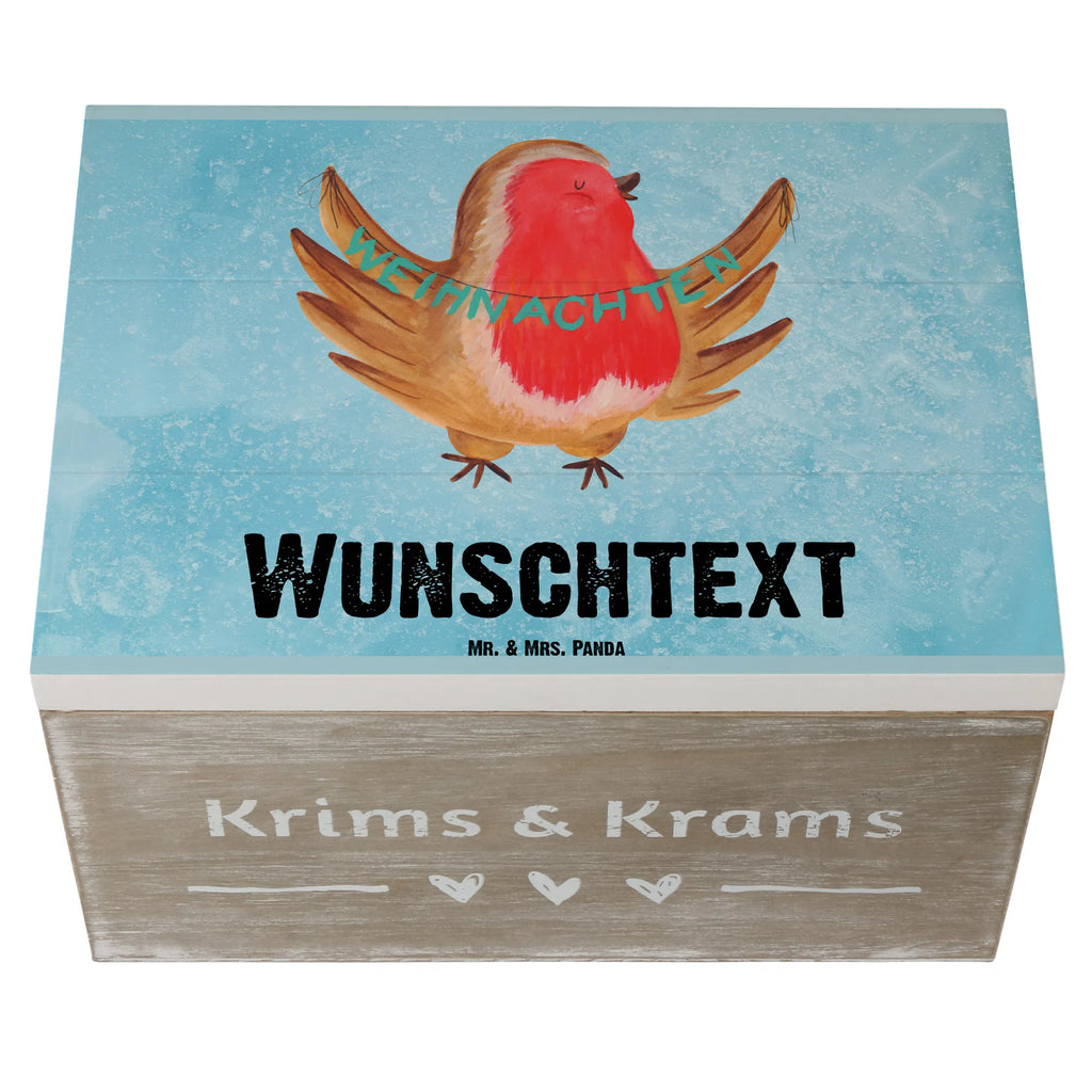 Personalisierte Holzkiste Rotkehlchen Weihnachten Holzkiste mit Namen, Kiste mit Namen, Schatzkiste mit Namen, Truhe mit Namen, Schatulle mit Namen, Erinnerungsbox mit Namen, Erinnerungskiste, mit Namen, Dekokiste mit Namen, Aufbewahrungsbox mit Namen, Holzkiste Personalisiert, Kiste Personalisiert, Schatzkiste Personalisiert, Truhe Personalisiert, Schatulle Personalisiert, Erinnerungsbox Personalisiert, Erinnerungskiste Personalisiert, Dekokiste Personalisiert, Aufbewahrungsbox Personalisiert, Geschenkbox personalisiert, GEschenkdose personalisiert, Winter, Weihnachten, Weihnachtsdeko, Nikolaus, Advent, Heiligabend, Wintermotiv, Frohe Weihnachten, Weihnachtsmotiv, Weihnachtsgruß, Vogel, xmas