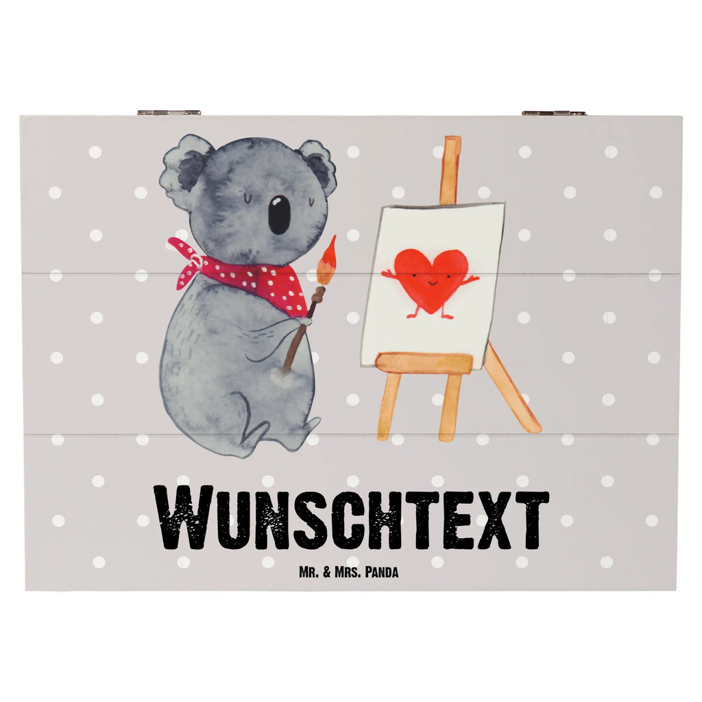 Personalisierte Holzkiste Koala Künstler Holzkiste mit Namen, Kiste mit Namen, Schatzkiste mit Namen, Truhe mit Namen, Schatulle mit Namen, Erinnerungsbox mit Namen, Erinnerungskiste, mit Namen, Dekokiste mit Namen, Aufbewahrungsbox mit Namen, Holzkiste Personalisiert, Kiste Personalisiert, Schatzkiste Personalisiert, Truhe Personalisiert, Schatulle Personalisiert, Erinnerungsbox Personalisiert, Erinnerungskiste Personalisiert, Dekokiste Personalisiert, Aufbewahrungsbox Personalisiert, Geschenkbox personalisiert, GEschenkdose personalisiert, Koala, Koalabär, Liebe, Liebensbeweis, Liebesgeschenk, Gefühle, Künstler, zeichnen