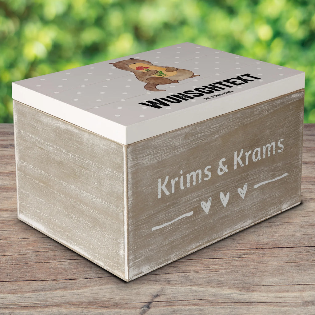 Personalisierte Holzkiste Otter Blumenstrauß Holzkiste mit Namen, Kiste mit Namen, Schatzkiste mit Namen, Truhe mit Namen, Schatulle mit Namen, Erinnerungsbox mit Namen, Erinnerungskiste, mit Namen, Dekokiste mit Namen, Aufbewahrungsbox mit Namen, Holzkiste Personalisiert, Kiste Personalisiert, Schatzkiste Personalisiert, Truhe Personalisiert, Schatulle Personalisiert, Erinnerungsbox Personalisiert, Erinnerungskiste Personalisiert, Dekokiste Personalisiert, Aufbewahrungsbox Personalisiert, Geschenkbox personalisiert, GEschenkdose personalisiert, Otter, Fischotter, Seeotter, Otter Seeotter See Otter