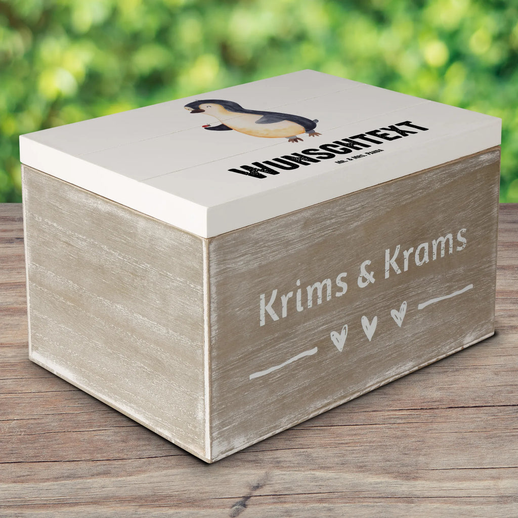 Personalisierte Holzkiste Pinguin Marienkäfer Holzkiste mit Namen, Kiste mit Namen, Schatzkiste mit Namen, Truhe mit Namen, Schatulle mit Namen, Erinnerungsbox mit Namen, Erinnerungskiste, mit Namen, Dekokiste mit Namen, Aufbewahrungsbox mit Namen, Holzkiste Personalisiert, Kiste Personalisiert, Schatzkiste Personalisiert, Truhe Personalisiert, Schatulle Personalisiert, Erinnerungsbox Personalisiert, Erinnerungskiste Personalisiert, Dekokiste Personalisiert, Aufbewahrungsbox Personalisiert, Geschenkbox personalisiert, GEschenkdose personalisiert, Pinguin, Pinguine, Marienkäfer, Liebe, Wunder, Glück, Freude, Lebensfreude